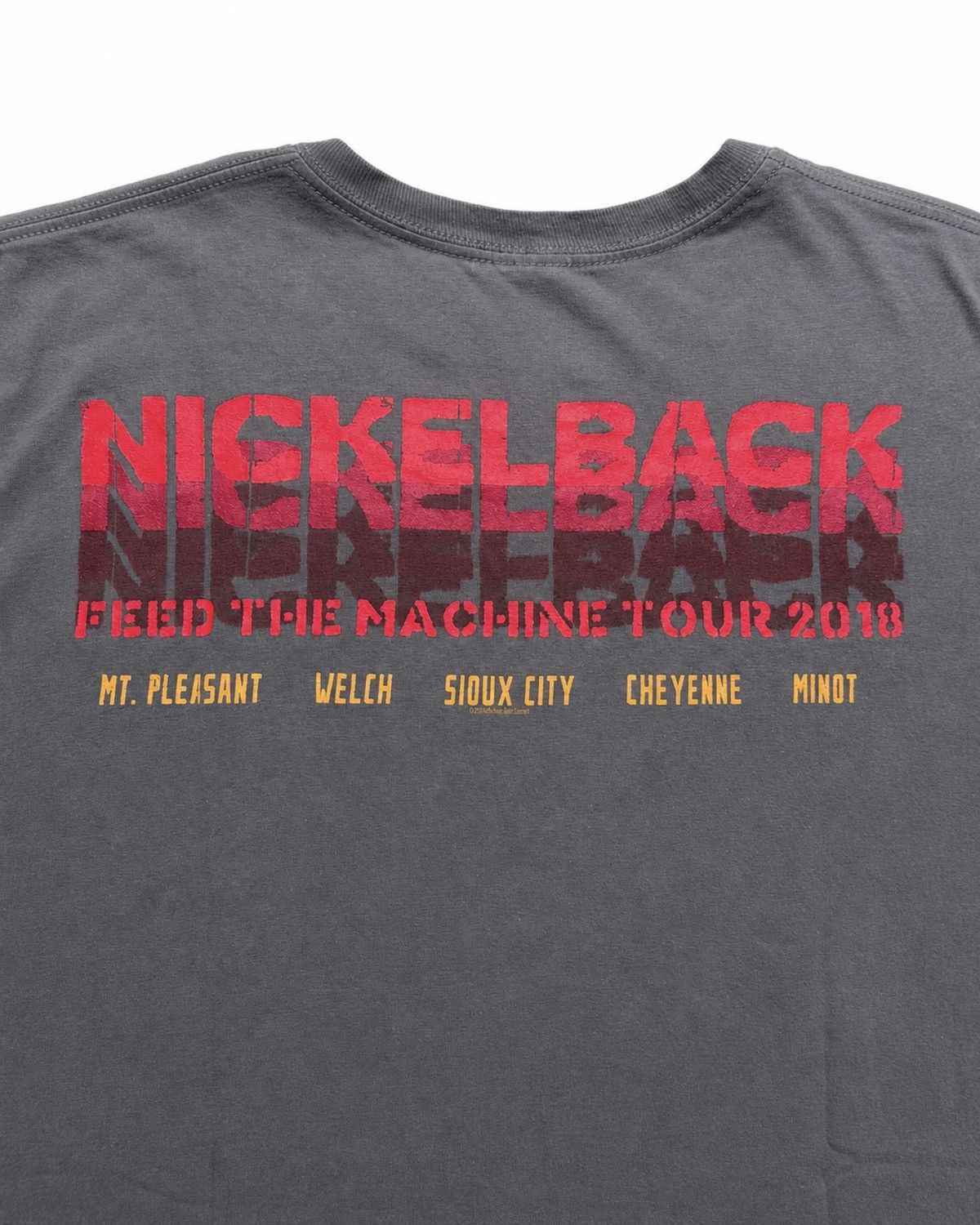 Band Tees Nickelback “Feed The Machine Tour 2019” T-Shirt Size US M / EU 48-50 / 2 - 4 Thumbnail