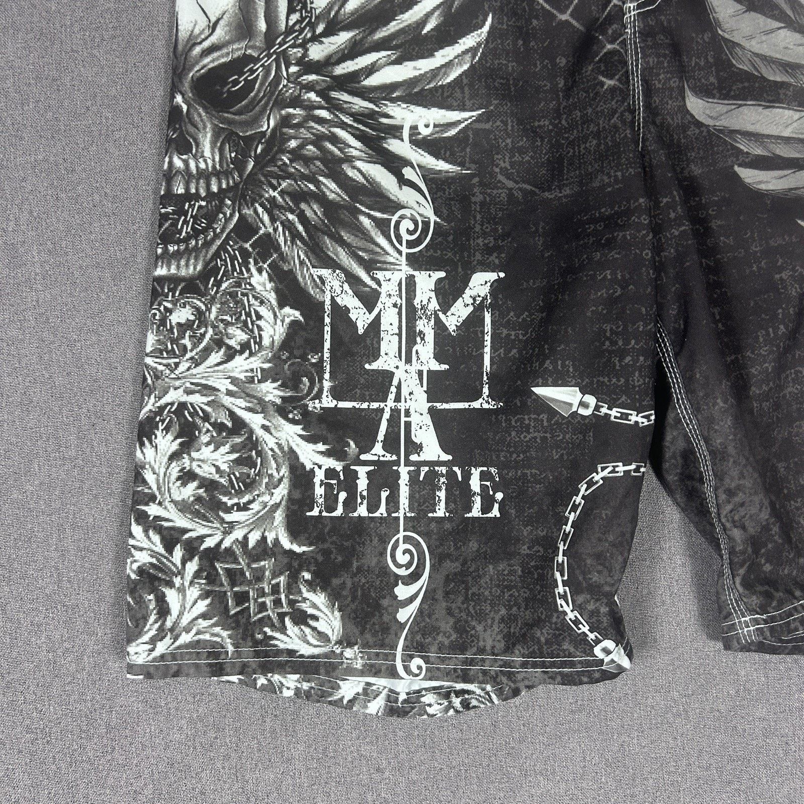 Other MMA Elite Fight Shorts Skull Training Gear Men’s Large Black Size US 38 / EU 54 - 3 Thumbnail