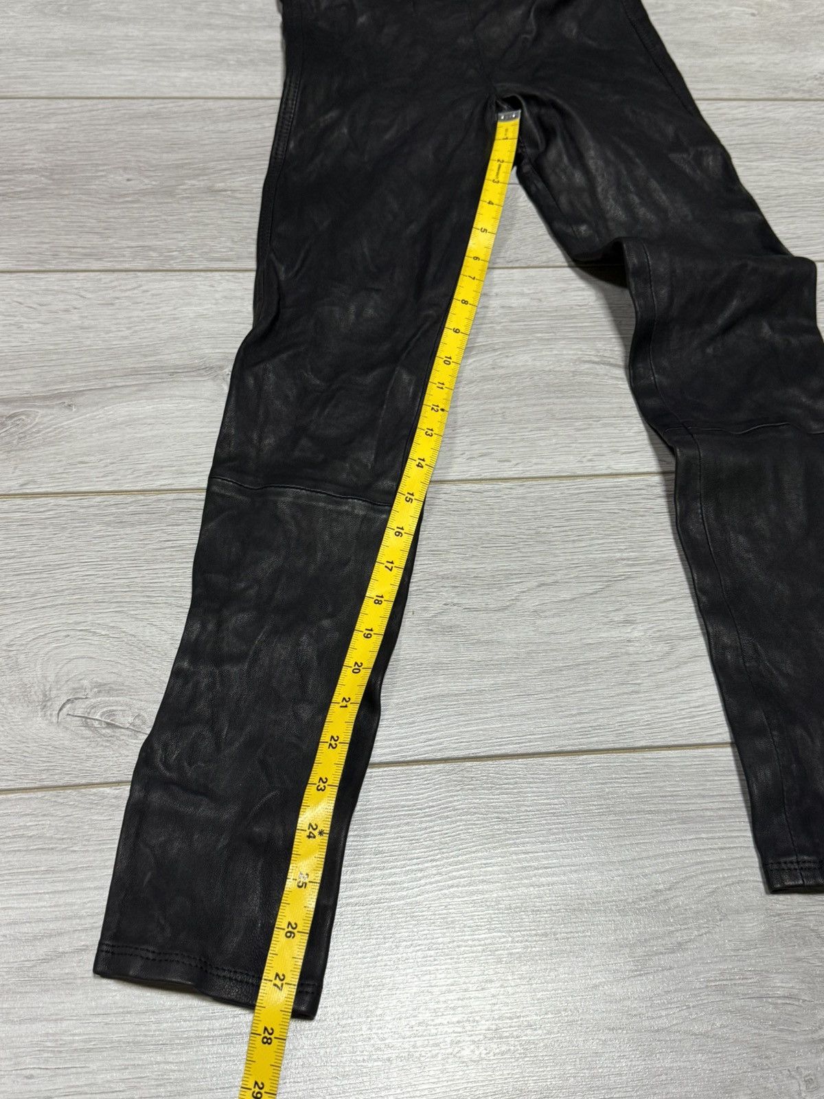 Allsaints AllSaints Leather Trousers Pants leggings Size 27" / US 4 / IT 40 - 3 Thumbnail
