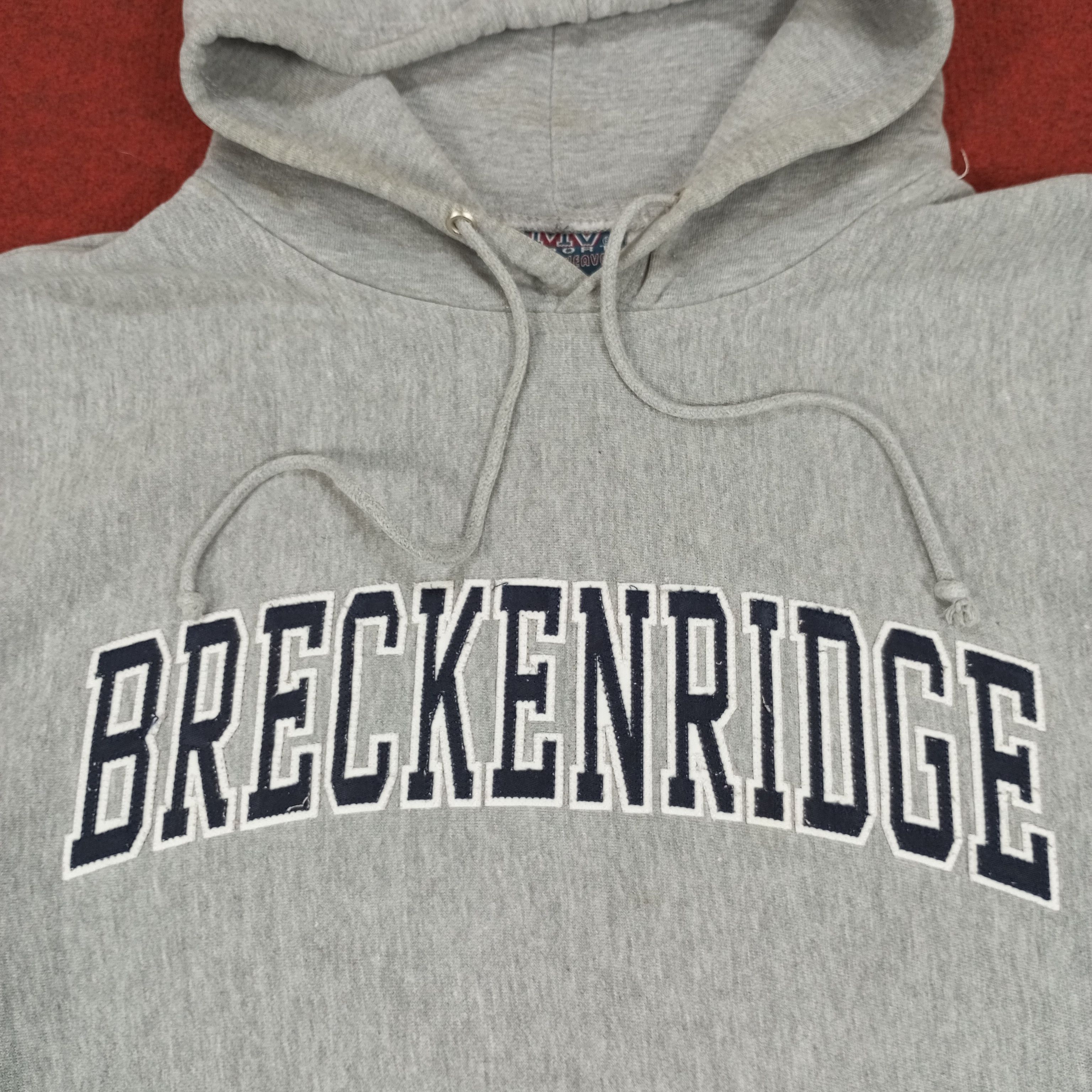 Vintage Breckenridge Center Spellout Design Streetwear Hoodies Size US L / EU 52-54 / 3 - 2 Thumbnail