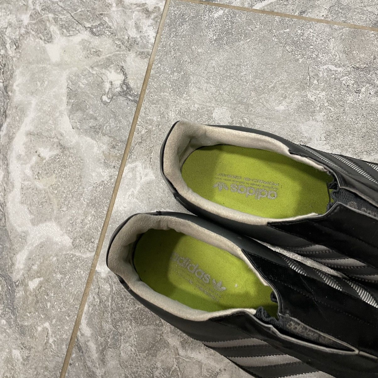 Adidas × Porsche Design × Vintage 12.5 us Vintage Adidas Porsche Design Leather Shoes Carbon Size US 12.5 / EU 45-46 - 5 Thumbnail