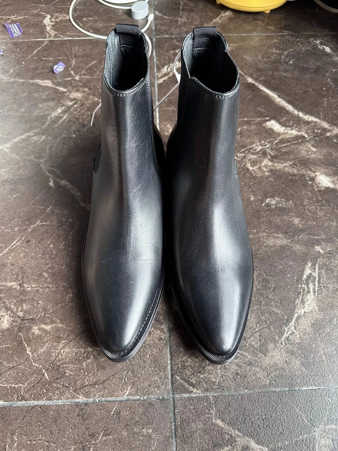 Celine Celine Women's Black Chelsea Boots. Size US 7 / IT 37 - 2 Thumbnail