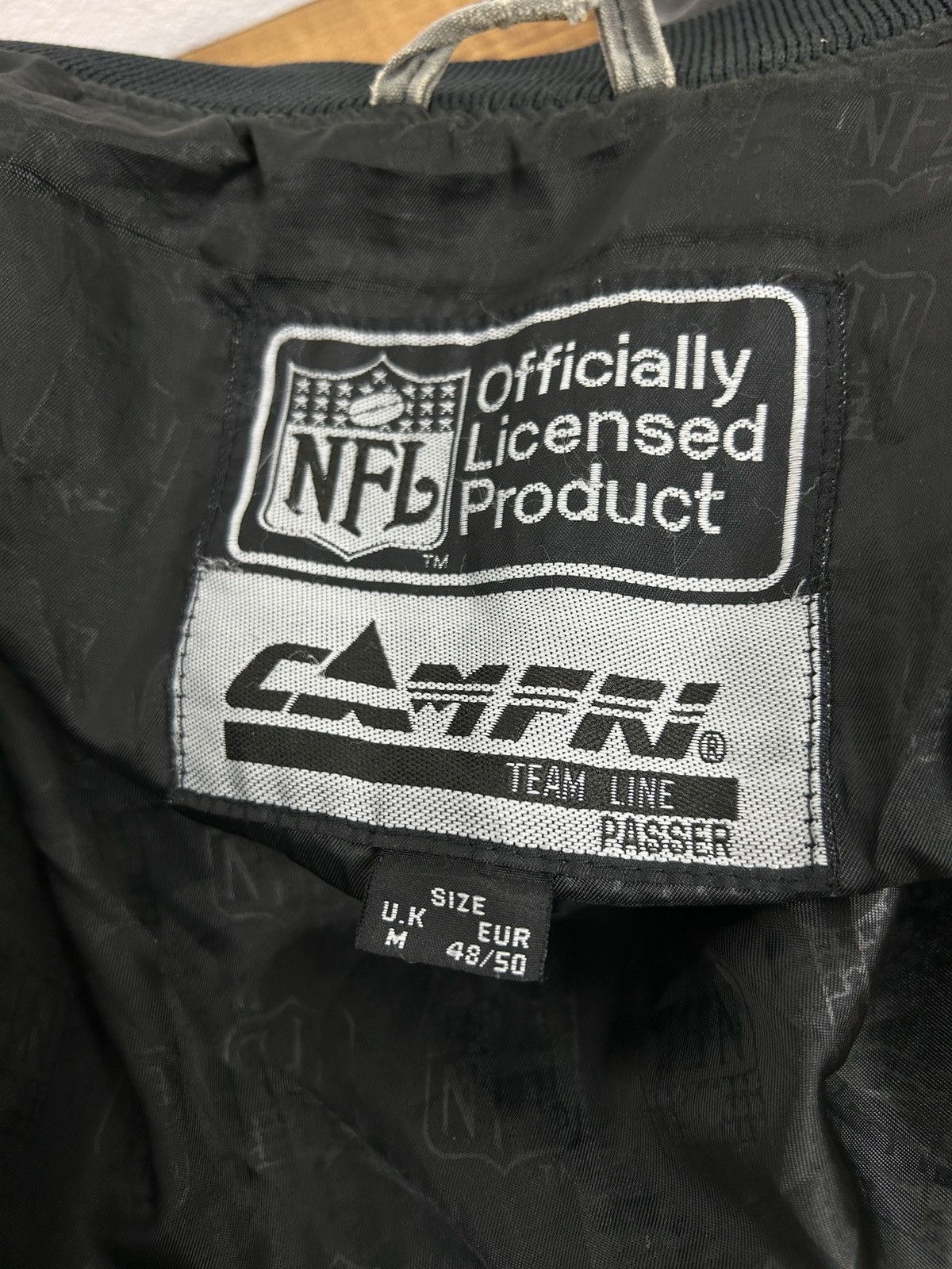 NFL 90s Vintage Campri Los Angeles Raiders NFL Conference Jacket Size US M / EU 48-50 / 2 - 11 Thumbnail