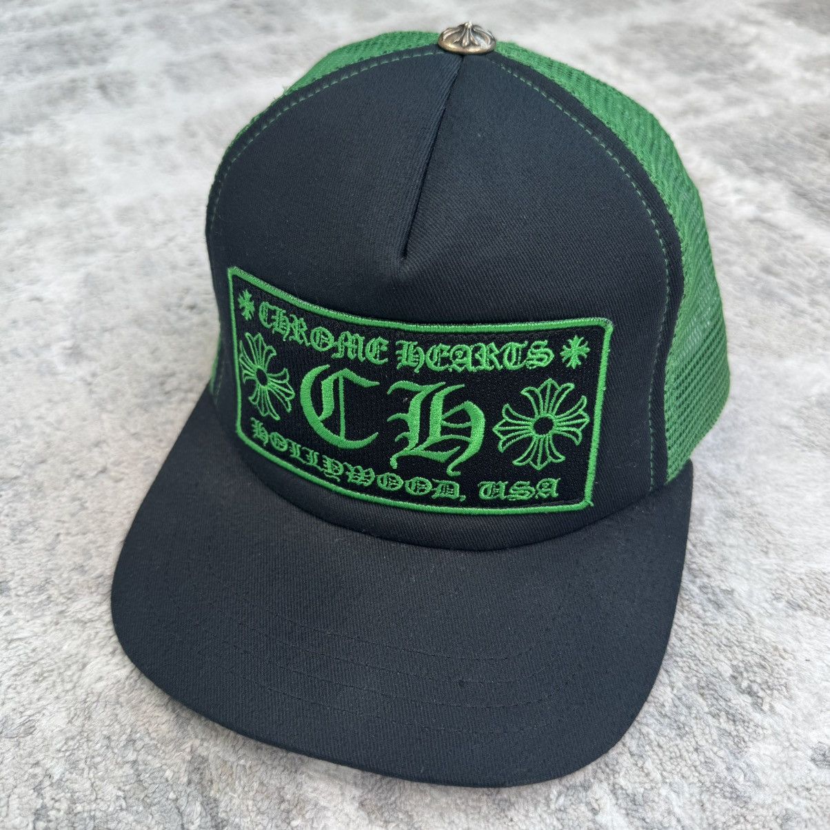 Chrome Hearts Hollywood CH trucker hat Size ONE SIZE - 2 Thumbnail