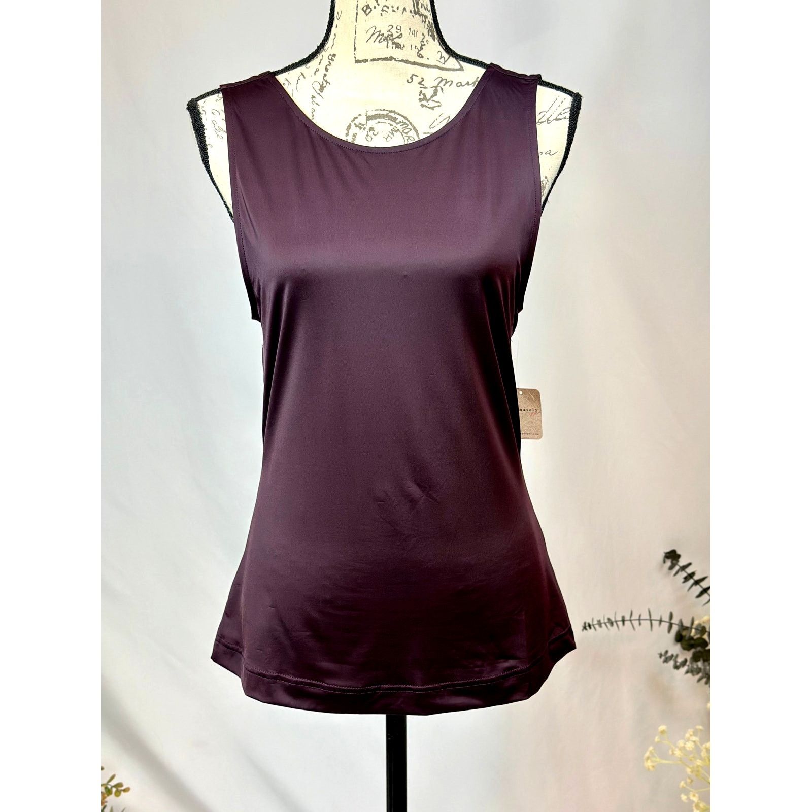 Free People Free People Take You There Open Back Cami Wine M Size M / US 6-8 / IT 42-44 - 8 Thumbnail