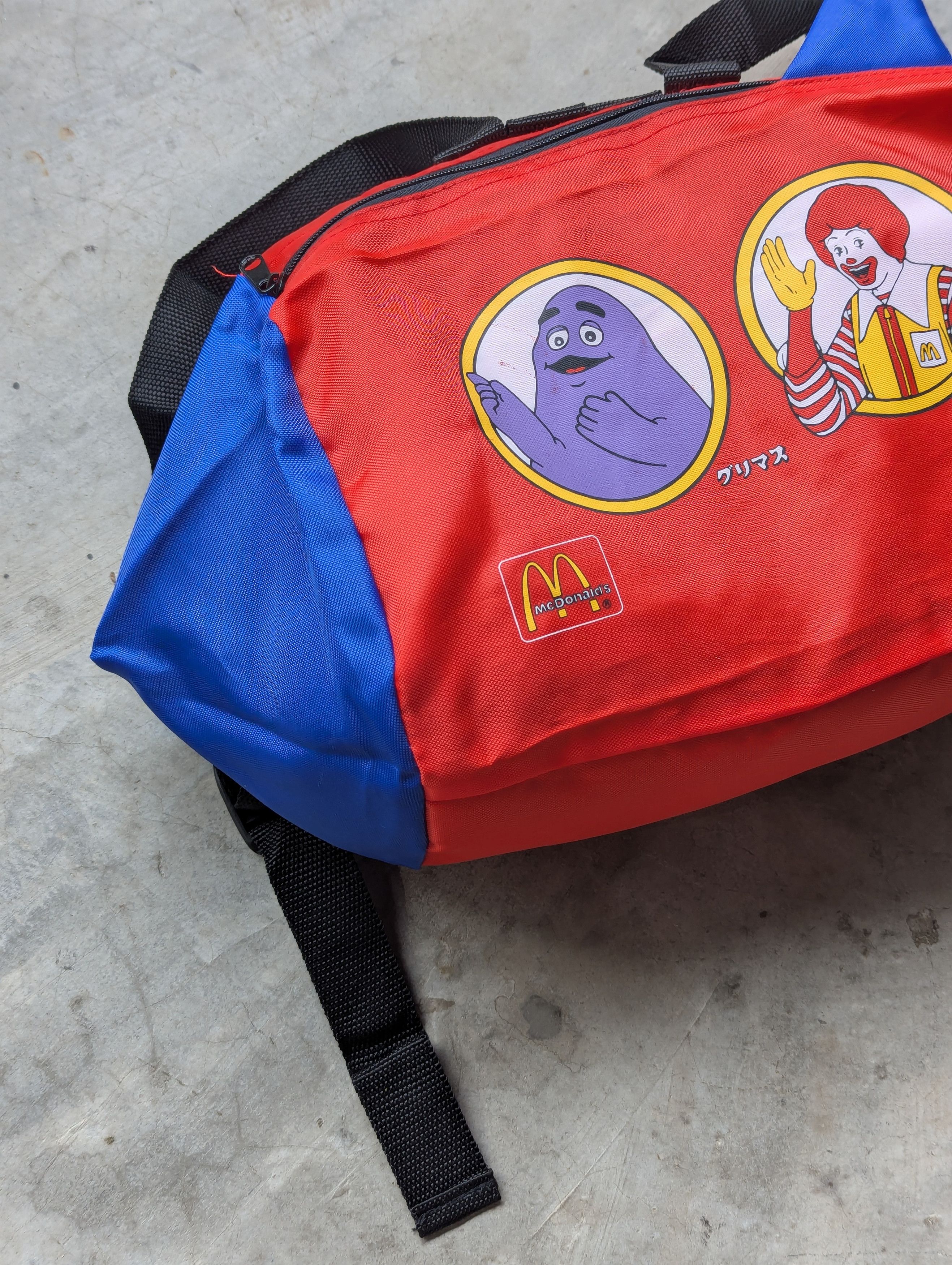 Vintage MCD McDonald's Grimace & Ronald Rocket Bag Size ONE SIZE - 3 Thumbnail