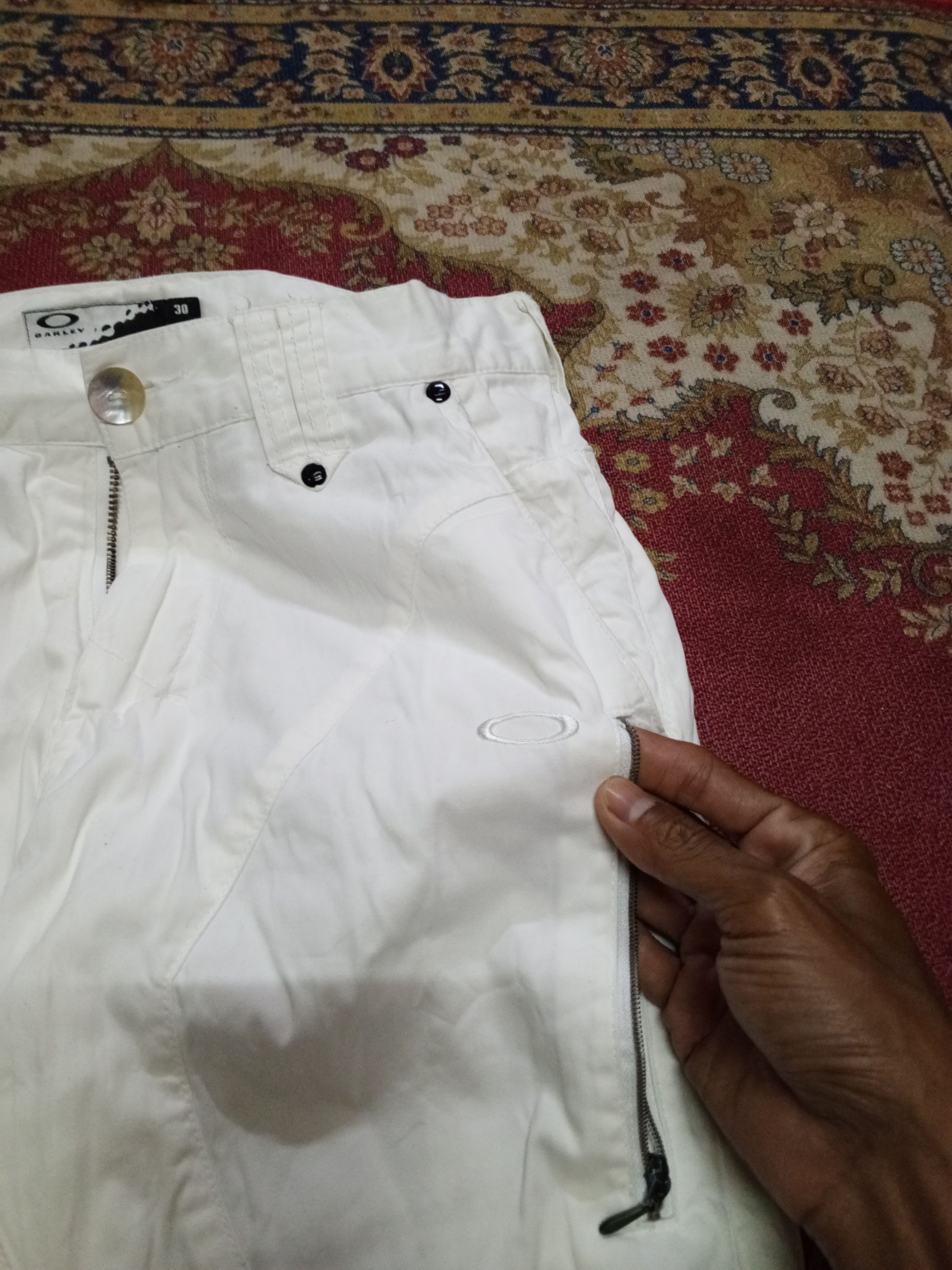 Oakley Oakley white pants skull 6pocket Size US 30 / EU 46 - 7 Thumbnail