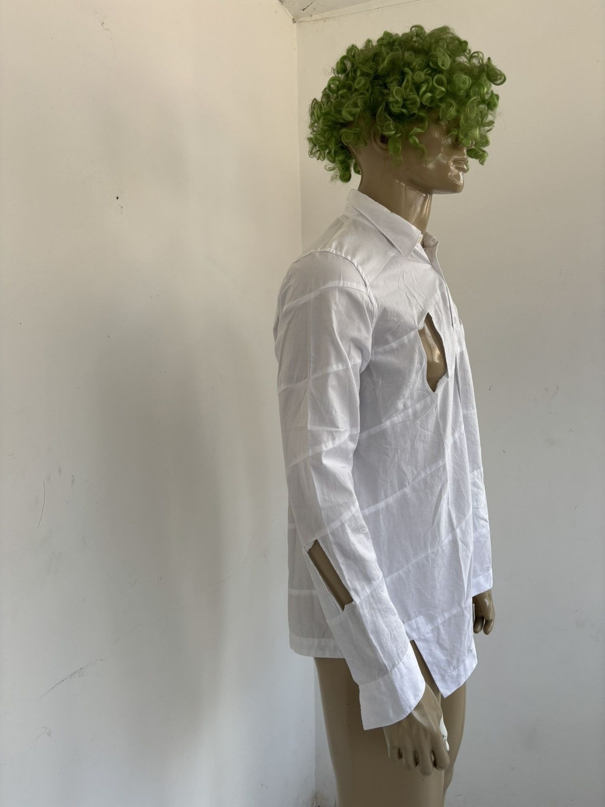 Comme des Garcons SS15 Asymmerical Cut Out Shirt Size US M / EU 48-50 / 2 - 5 Thumbnail