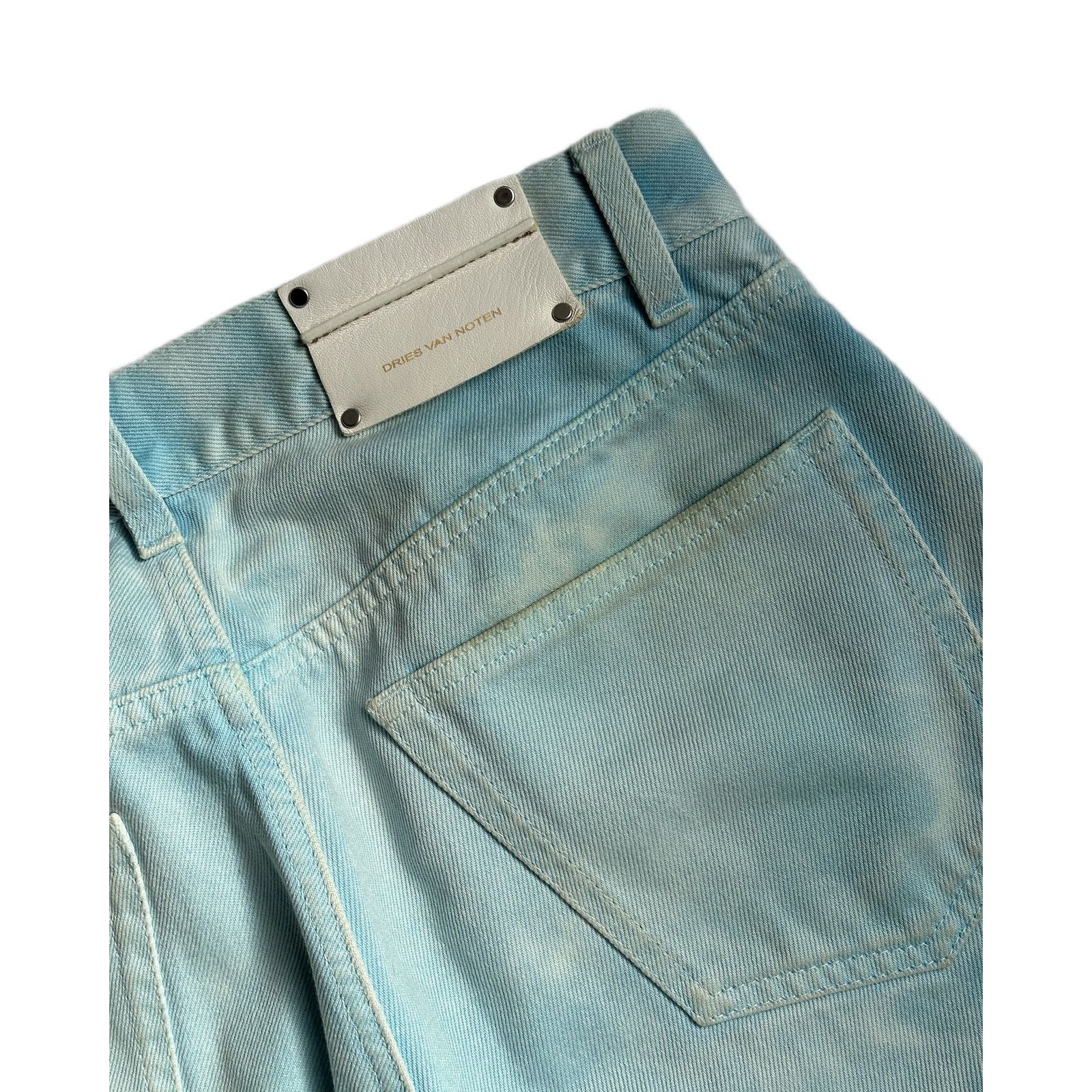 Dries Van Noten Dries Van Noten Marbled Straight Jeans Size US 30 / EU 46 - 4 Thumbnail