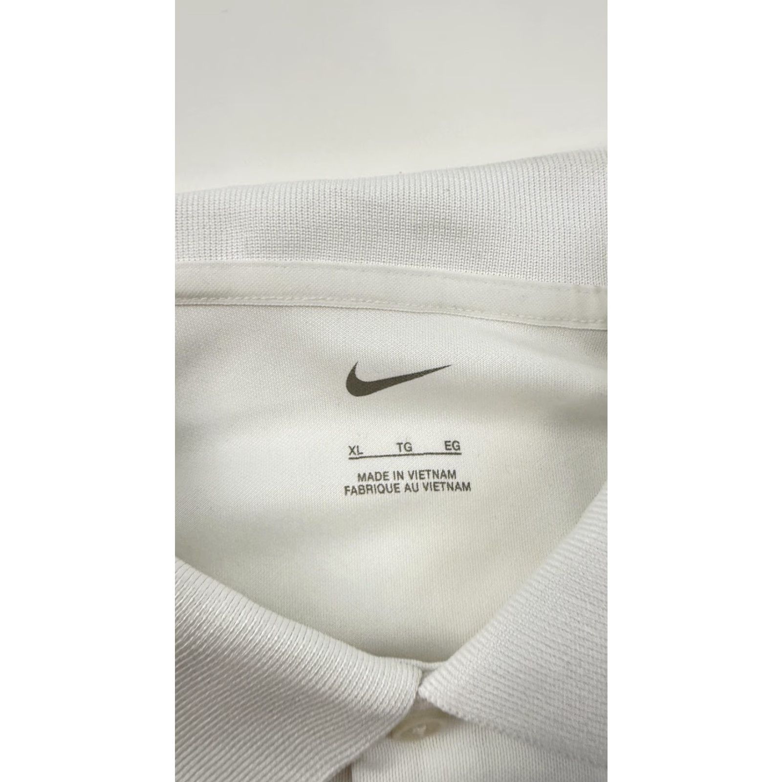 Nike Nike Polo Shirt Mens XL White Security Logo Short Sleeve Top Jordan Converse Size US XL / EU 56 / 4 - 4 Thumbnail