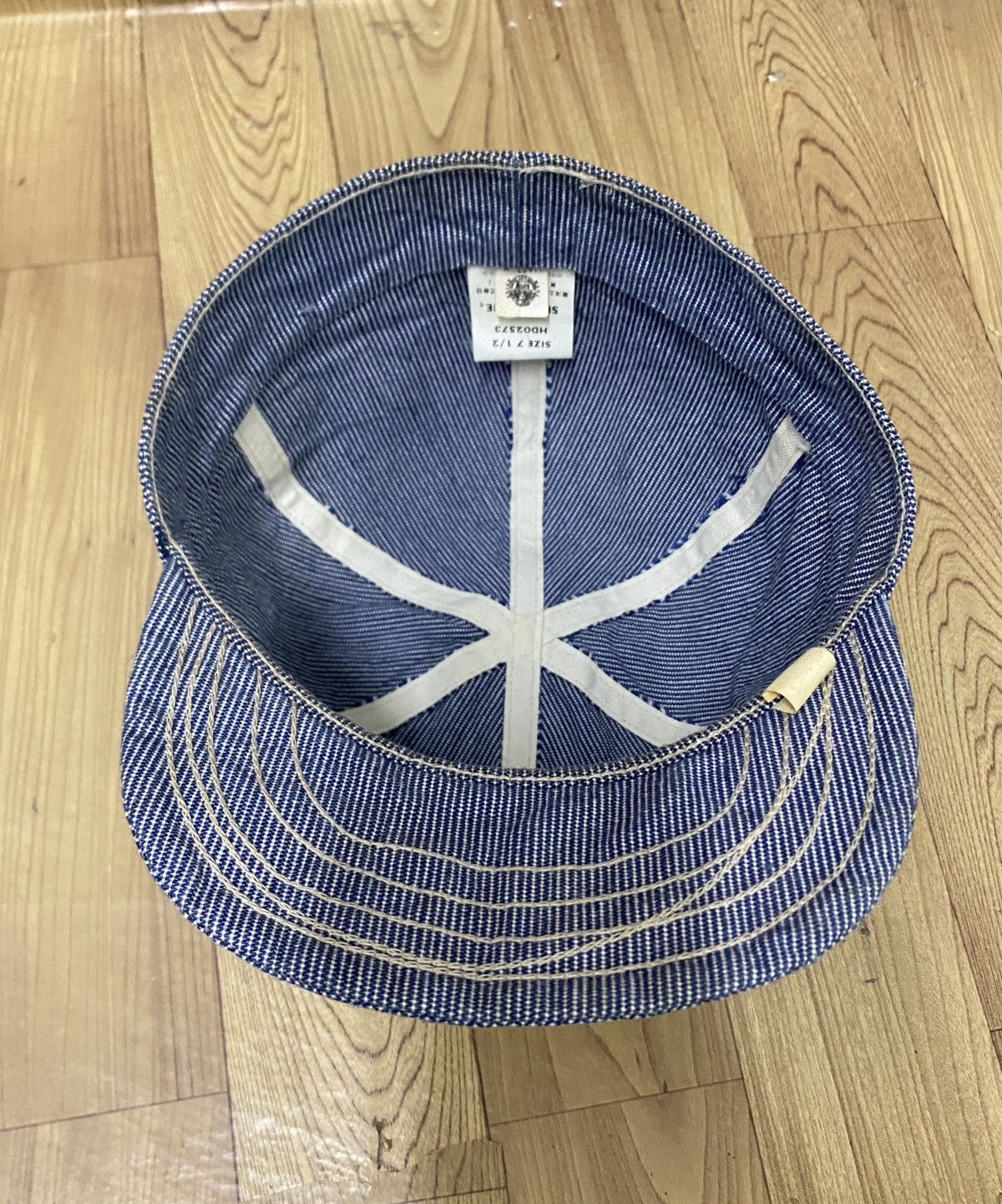 Sugar Cane Vintage Sugar Cane Head Light Hickory Railroad Hat 2000s Size ONE SIZE - 4 Thumbnail