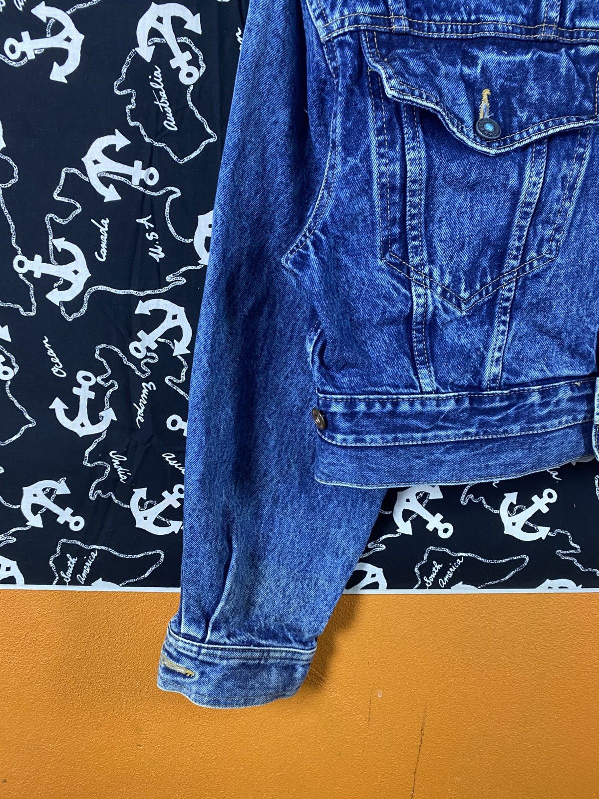 Edwin Vintage SOMETHING EDWIN Japanese Denim Jacket Blue Selvedge Size M / US 6-8 / IT 42-44 - 11 Thumbnail
