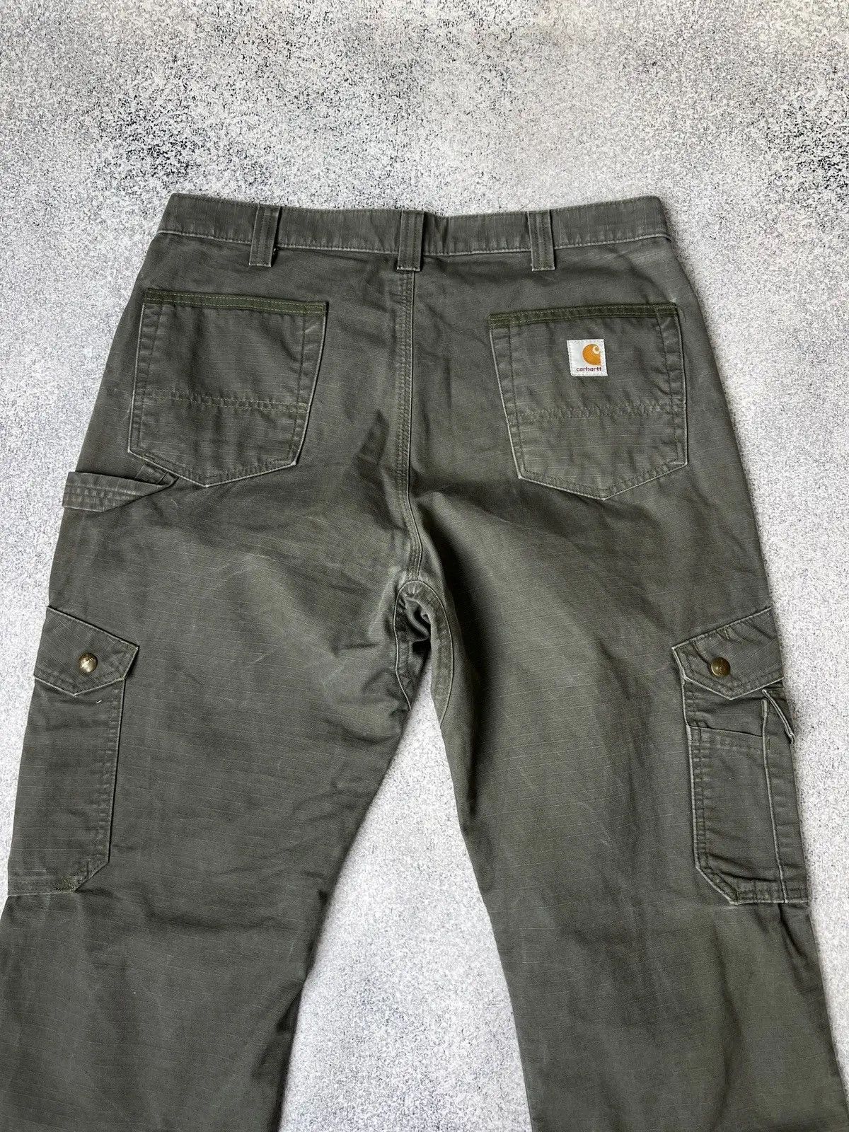 Carhartt × Vintage Vintage CARHARTT RELAXED RIPSTOP CARGO DOUBLE KNEE PANTS Size US 34 / EU 50 - 11 Thumbnail