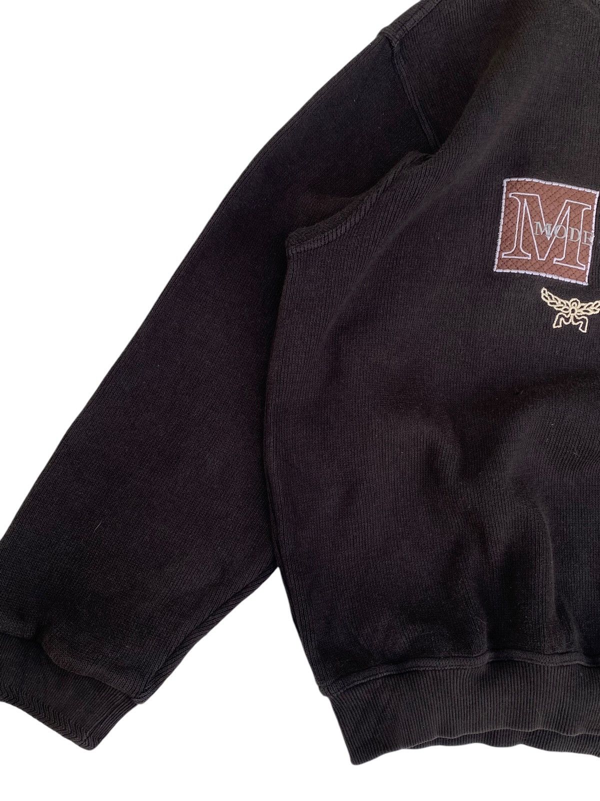 MCM Vtg MCM Legere Black Sweatshirt Size US XL / EU 56 / 4 - 4 Thumbnail