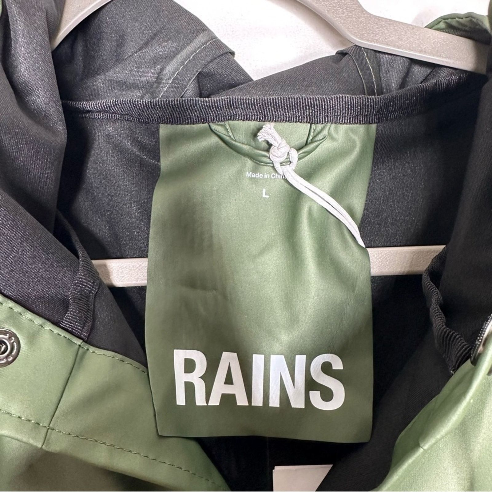 Rains RAINS Longer Jacket Evergreen NWT in Large Size L / US 10 / IT 46 - 3 Thumbnail