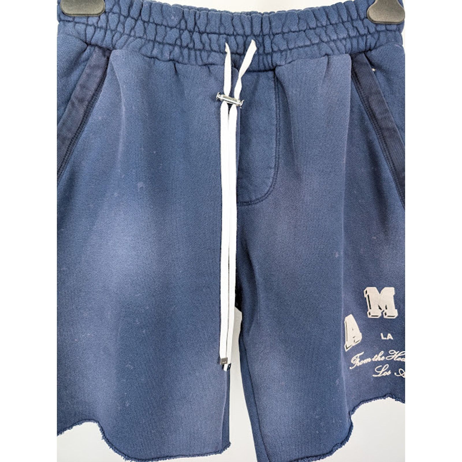 Amiri o1rshd1 Vintage Collegiate Shorts in Blue Size US 34 / EU 50 - 7 Thumbnail