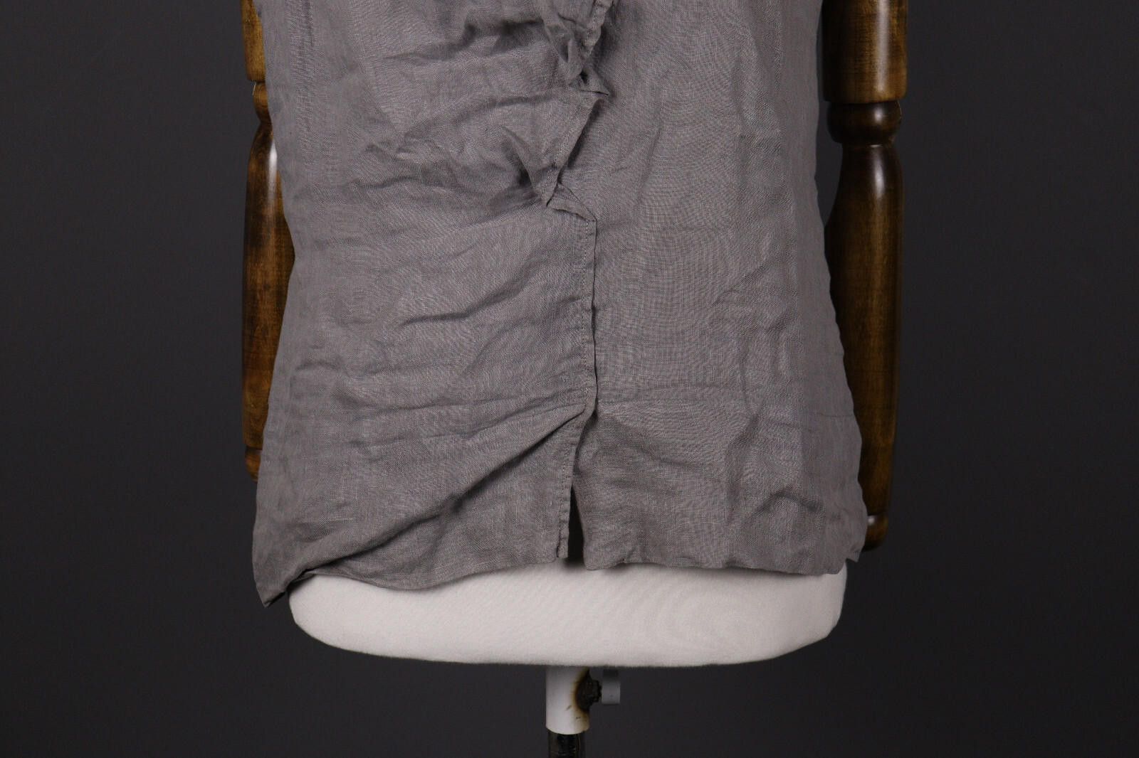Other Elemente Clemente Gray Linen Designer Tank Top Shirt Size 2 Size M / US 6-8 / IT 42-44 - 3 Thumbnail