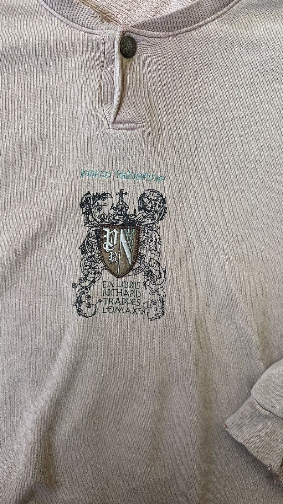 Vintage VINTAGE PACO RABANNE DISTRESSED SWEATER Size US L / EU 52-54 / 3 - 2 Thumbnail
