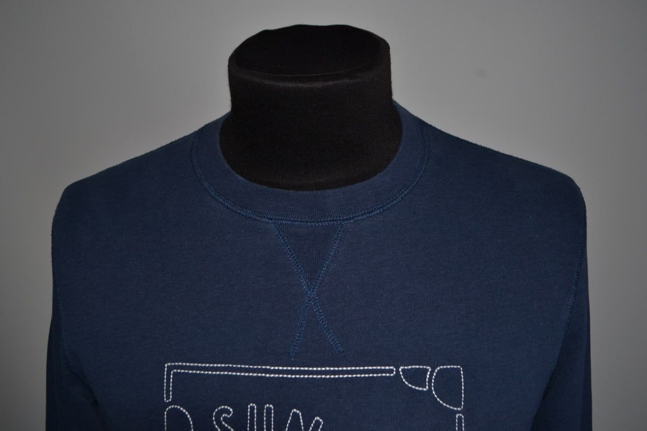 Sunspel Sunspel Sweatshirt Big Logo Blue Men’s Size S Size US S / EU 44-46 / 1 - 3 Thumbnail