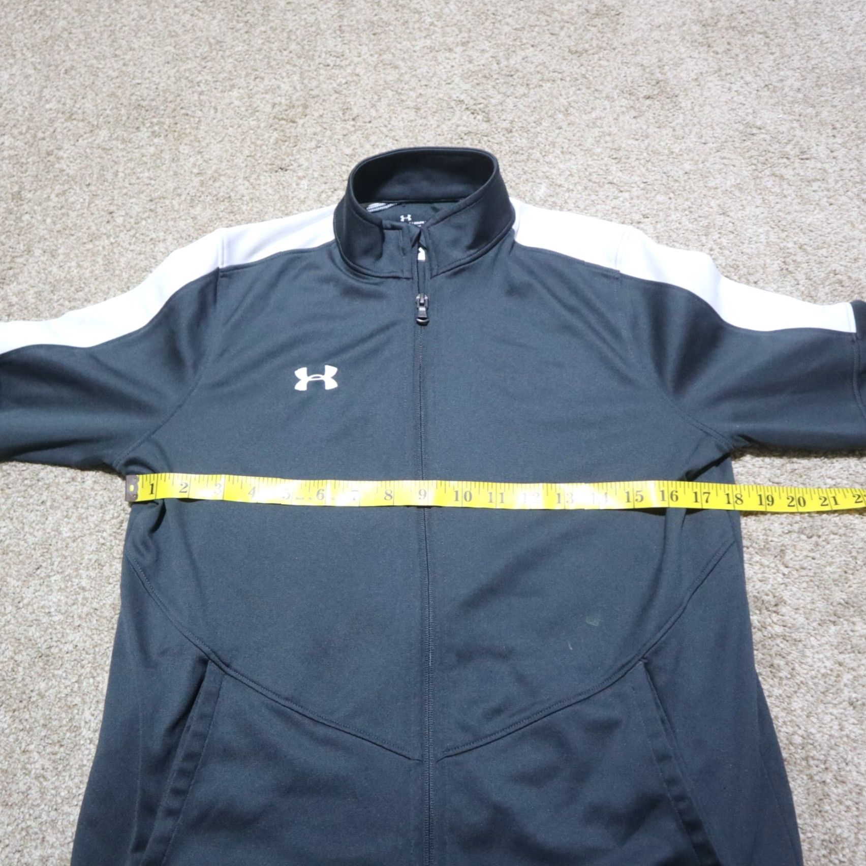 Under Armour Under Armour Shirt Women's Size S Gray Full Zip Mock Neck ColdGear Pullover Activewear 90s? Size S / US 4 / IT 40 - 4 Thumbnail