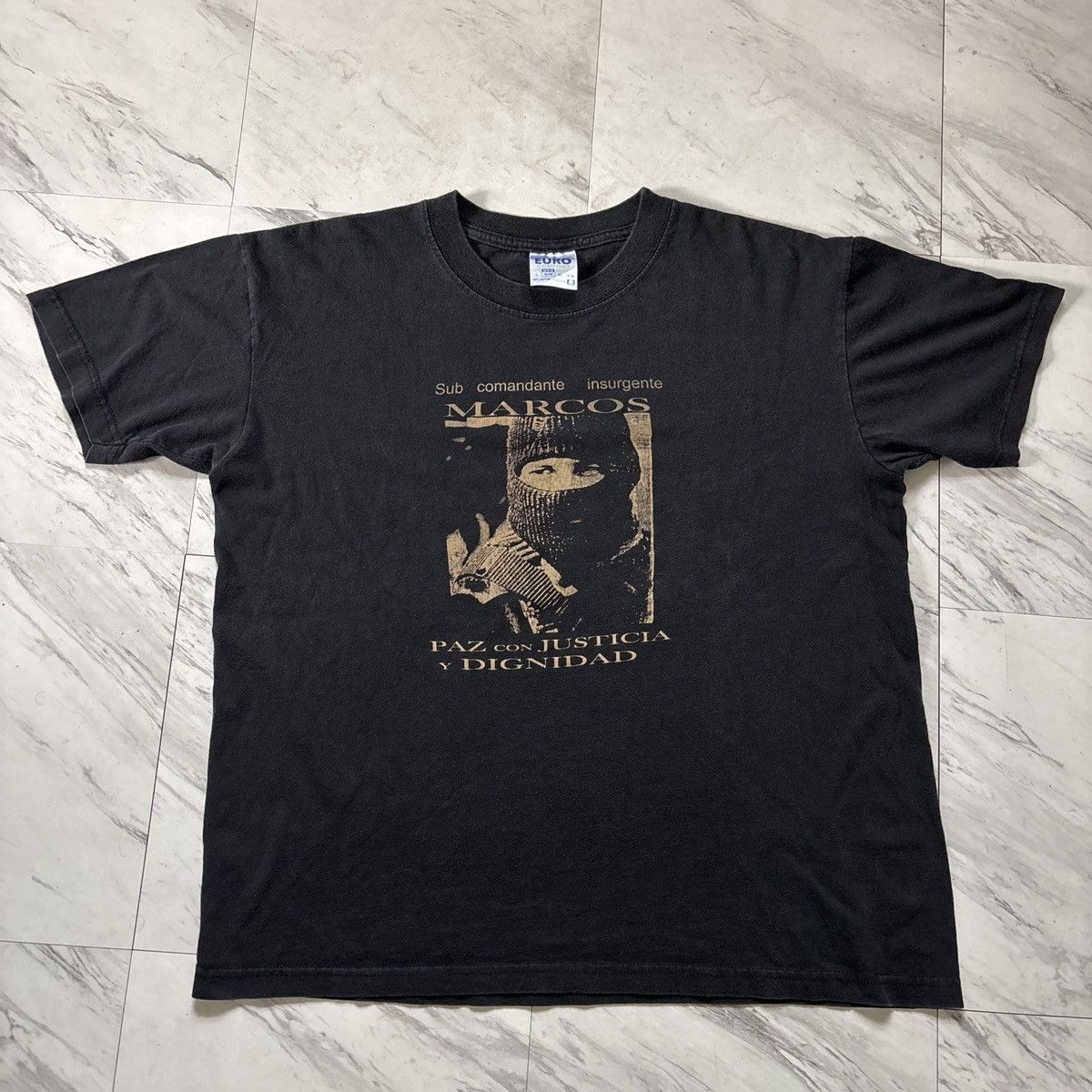 Other Vintage Sub Comandante Marcos TShirt Size US L / EU 52-54 / 3 - 1 Thumbnail