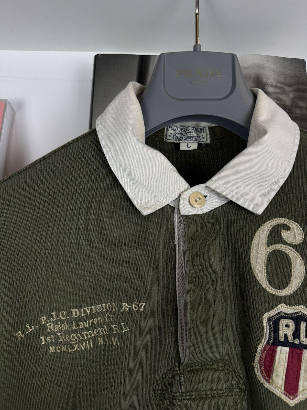 Denim & Supply Ralph Lauren Ralph Lauren Jeans Denim & Supply 67 USA flag polo t-shirt Size US L / EU 52-54 / 3 - 2 Thumbnail
