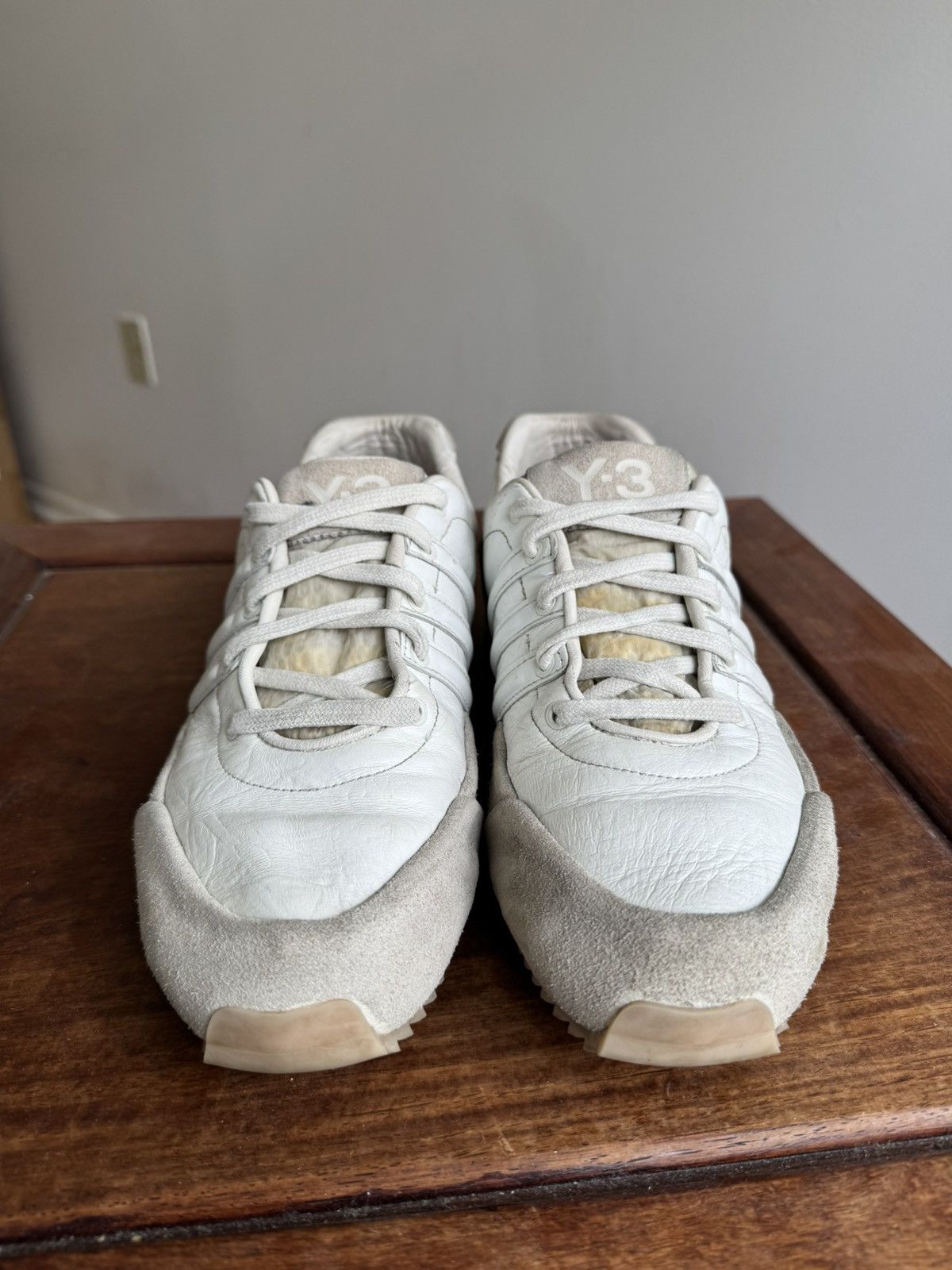Y-3 White Sprint Sneakers Size US 8.5 / EU 41-42 - 2 Thumbnail