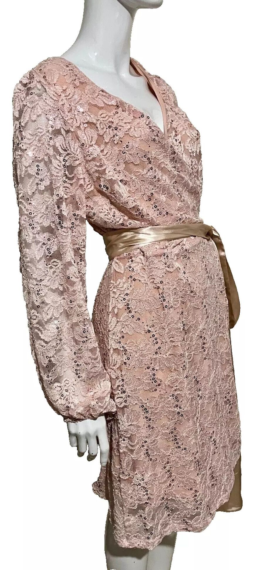 Jenny Packham Lace and sequin wrap dress Size XL / US 12-14 / IT 48-50 - 1 Thumbnail