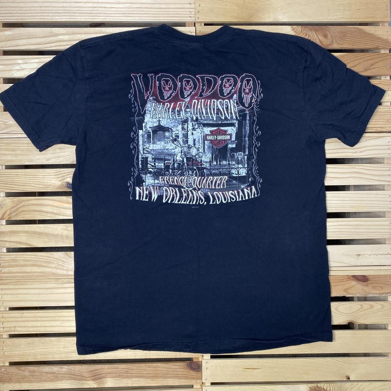 Harley Davidson Harley Davidson LA 2012 Black Voodoo Clown Tee Size XL Size US XL / EU 56 / 4 - 2 Thumbnail