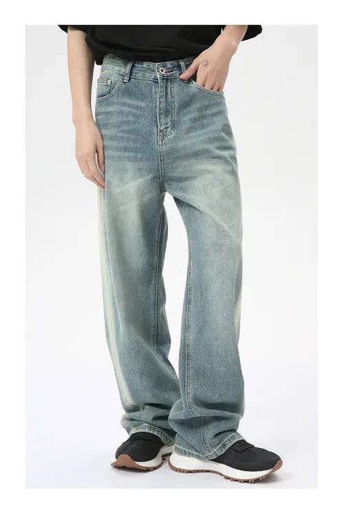 Other Gradient loose straight washed jeans Size US 32 / EU 48 - 1 Thumbnail