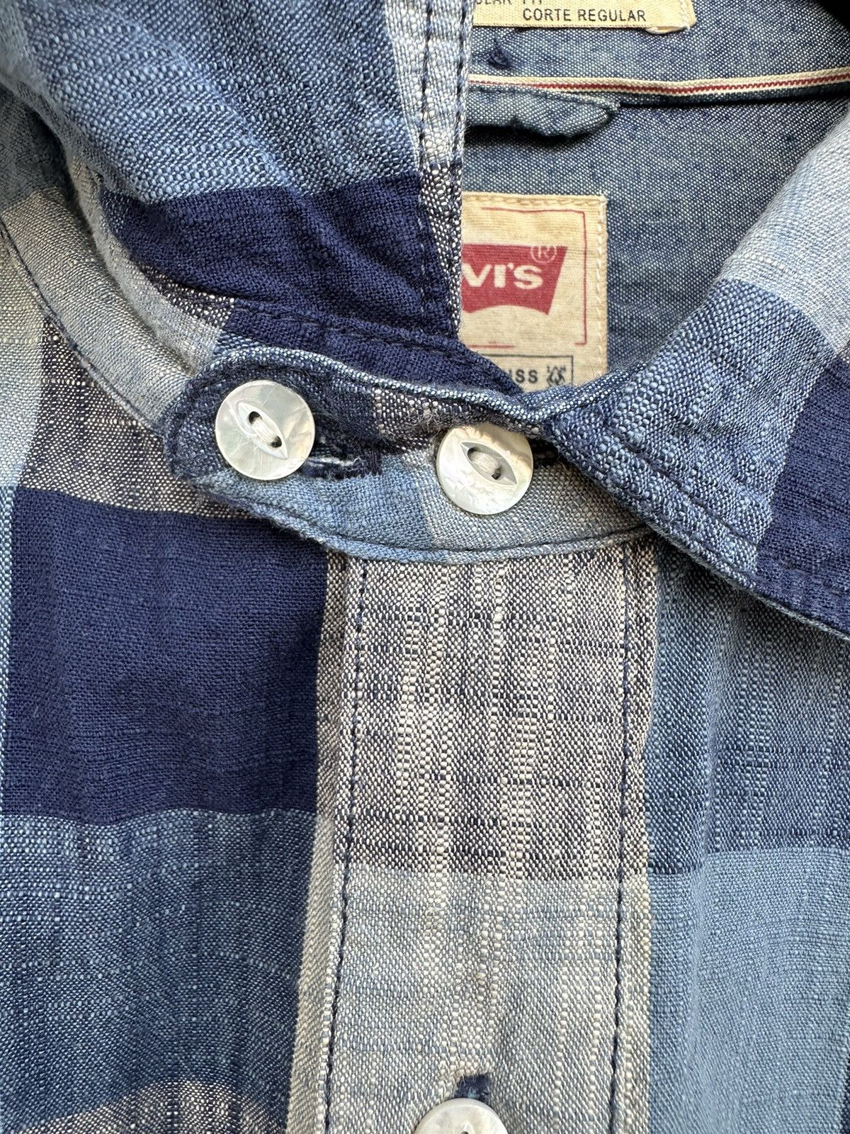 Levi's × Levi's Vintage Clothing × Vintage Gorgeous Levi’s vintage flannel patchwork Shirt Size US M / EU 48-50 / 2 - 5 Thumbnail