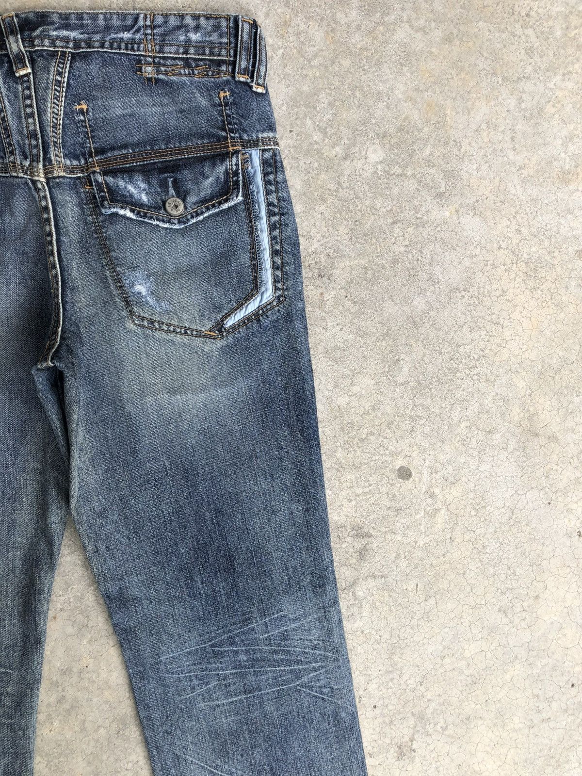 Marithe + Francois Girbaud Marithe Francois Girbaud Distressed Jeans Size US 30 / EU 46 - 10 Thumbnail