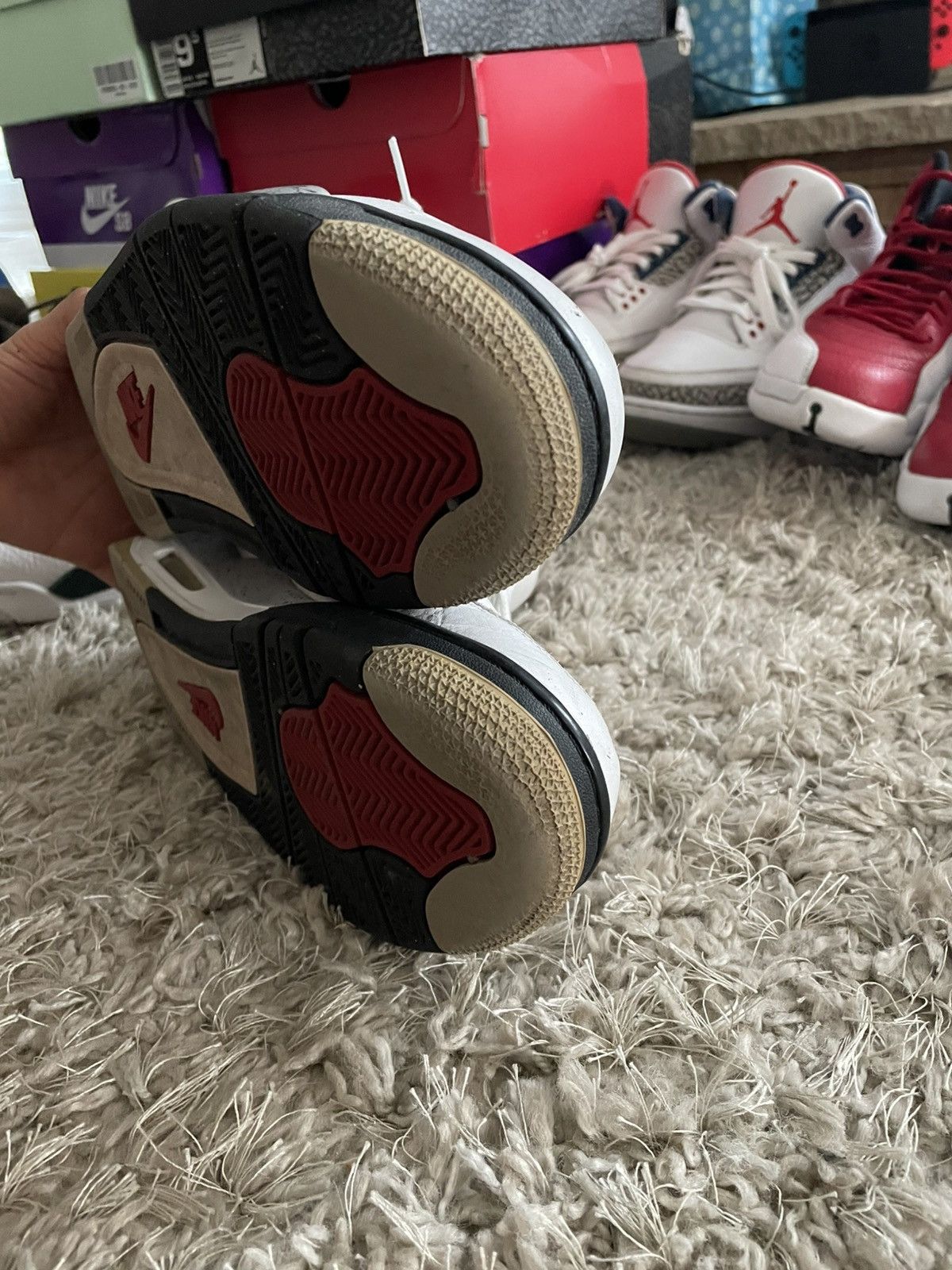 Jordan Brand Jordan 4 White Cement 2016 Size US 10 / EU 43 - 10 Thumbnail