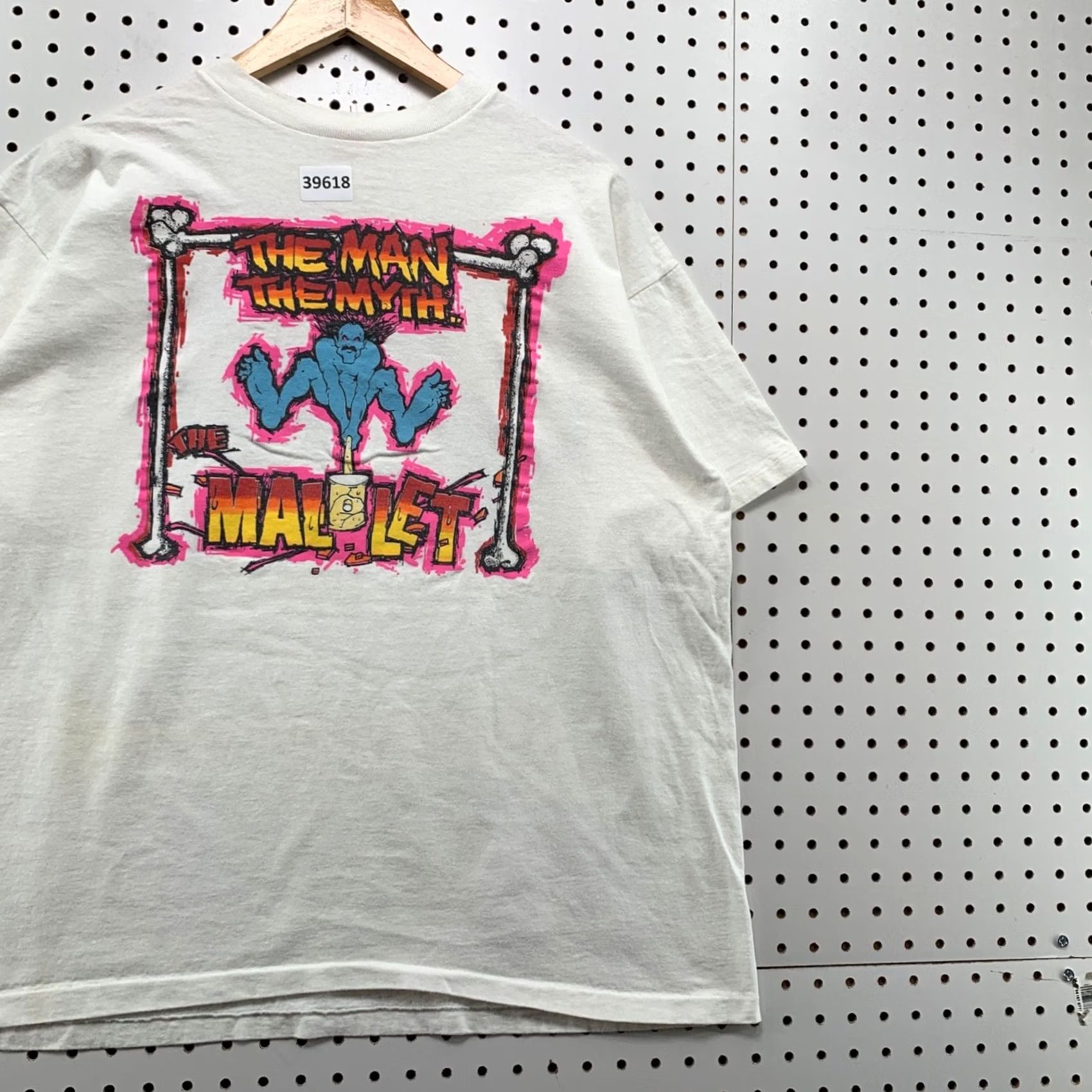 Vintage VINTAGE Gallagher Shirt Men XL White Comedy Myth Mallet USA RARE Single Stitch Shirt Size US XL / EU 56 / 4 - 6 Thumbnail