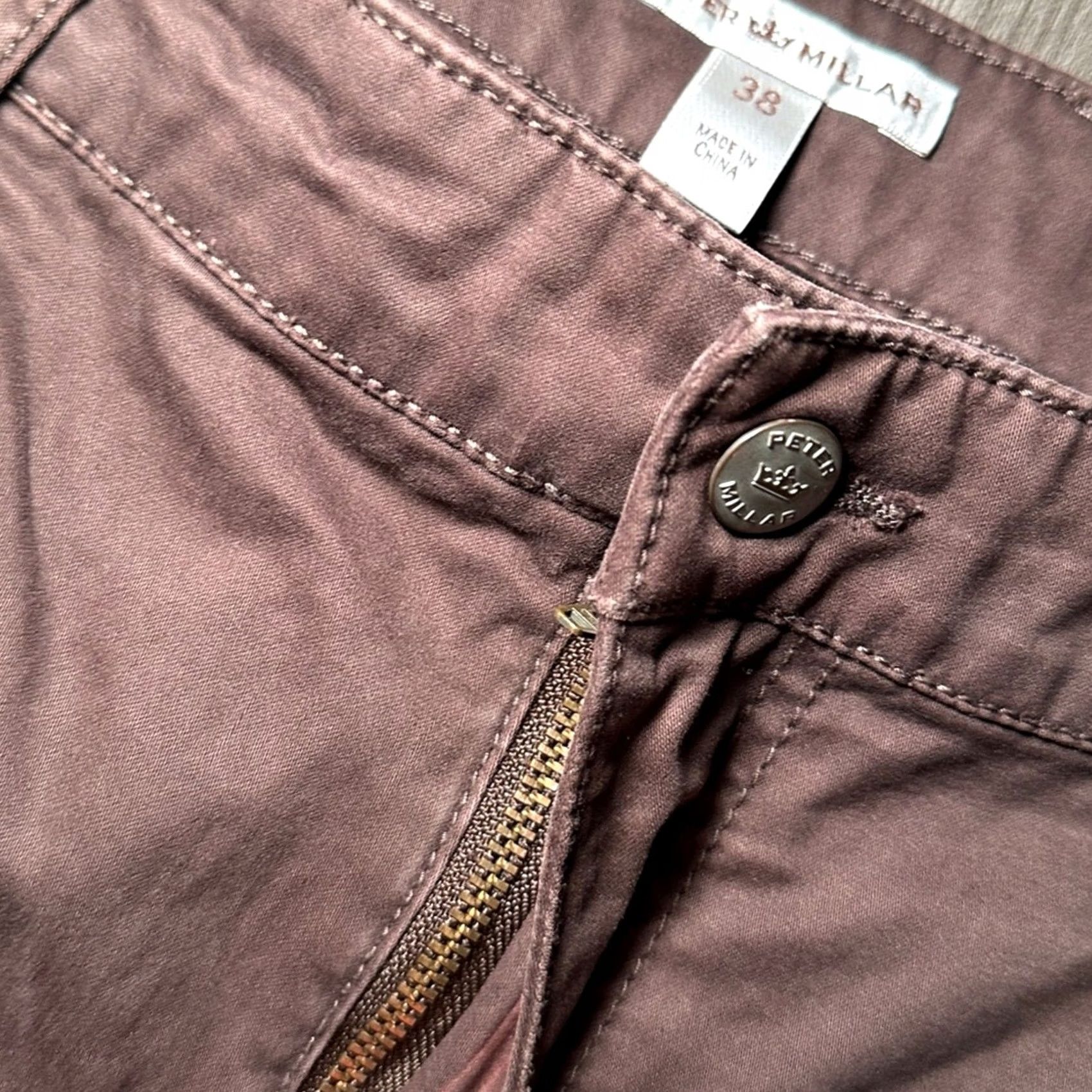 Peter Millar Peter Millar Chino Pants - Men 38 Regular Brown, 33 Inseam Size US 38 / EU 54 - 7 Thumbnail