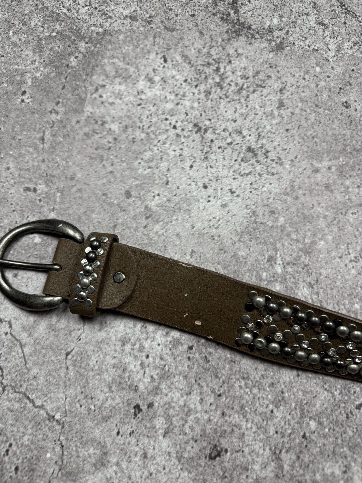 Japanese Brand 00ʼS NUMBER NINE STYLE JAPAN STUDDED Y2K BELT ARCHIVE BLACK Size ONE SIZE - 9 Thumbnail