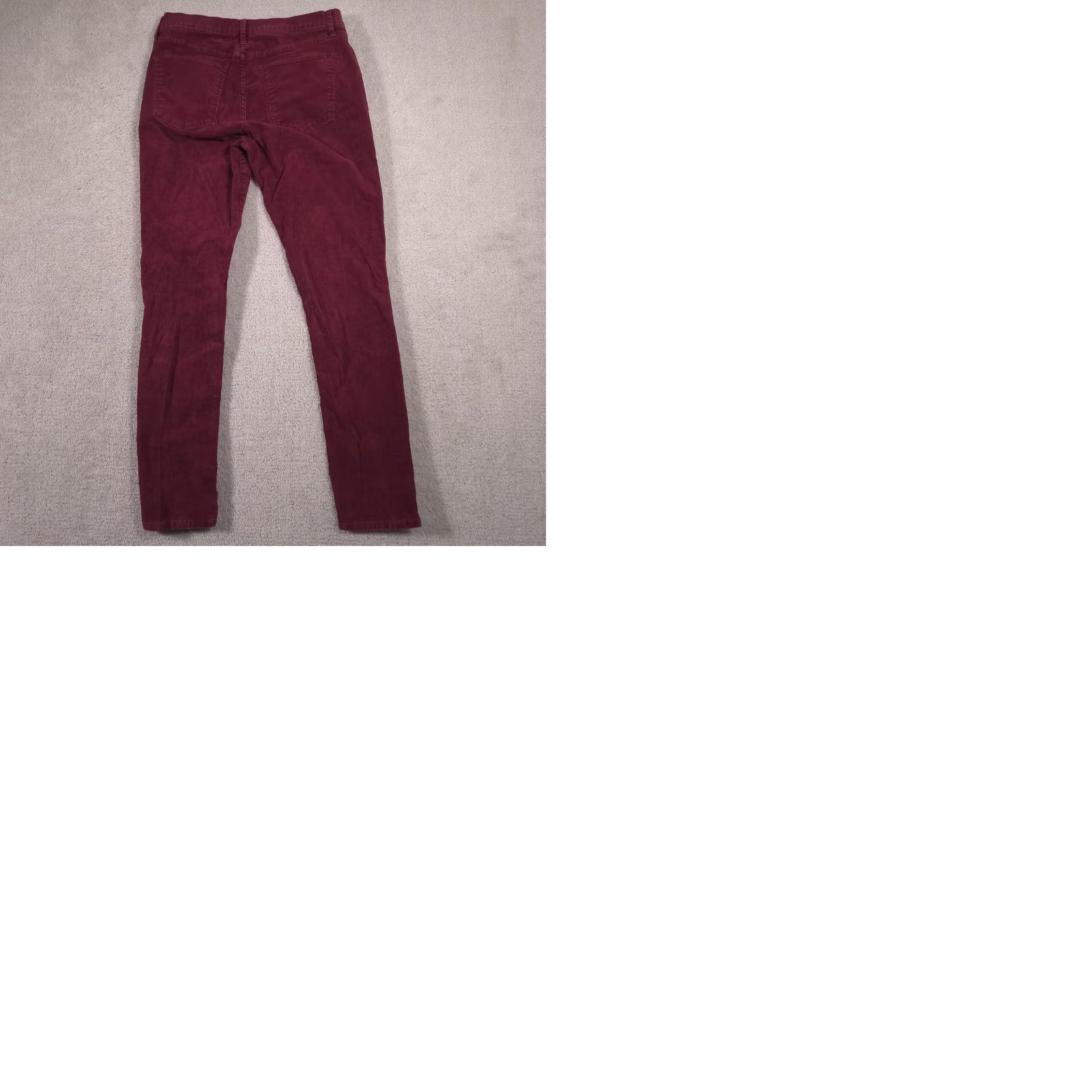 Gap Gap Womens Jeans Red Corduroy Skinny Slim Mid Rise 5 Pocket 29L 29x29 Size 29" - 9 Thumbnail