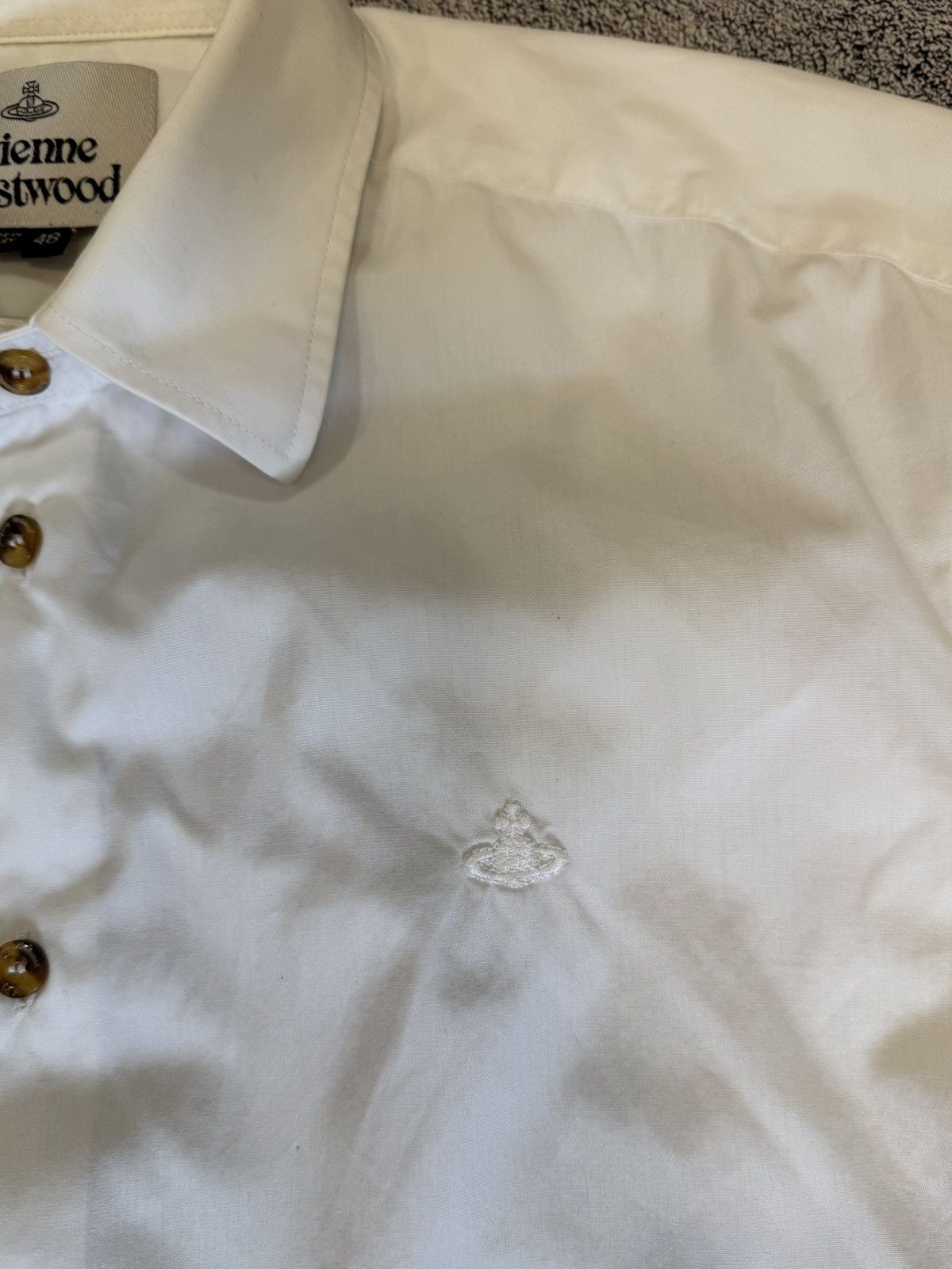Vivienne Westwood Vivienne Westwood Shirt Logo Button Up Men 48 Long Sleeve Size US M / EU 48-50 / 2 - 2 Thumbnail