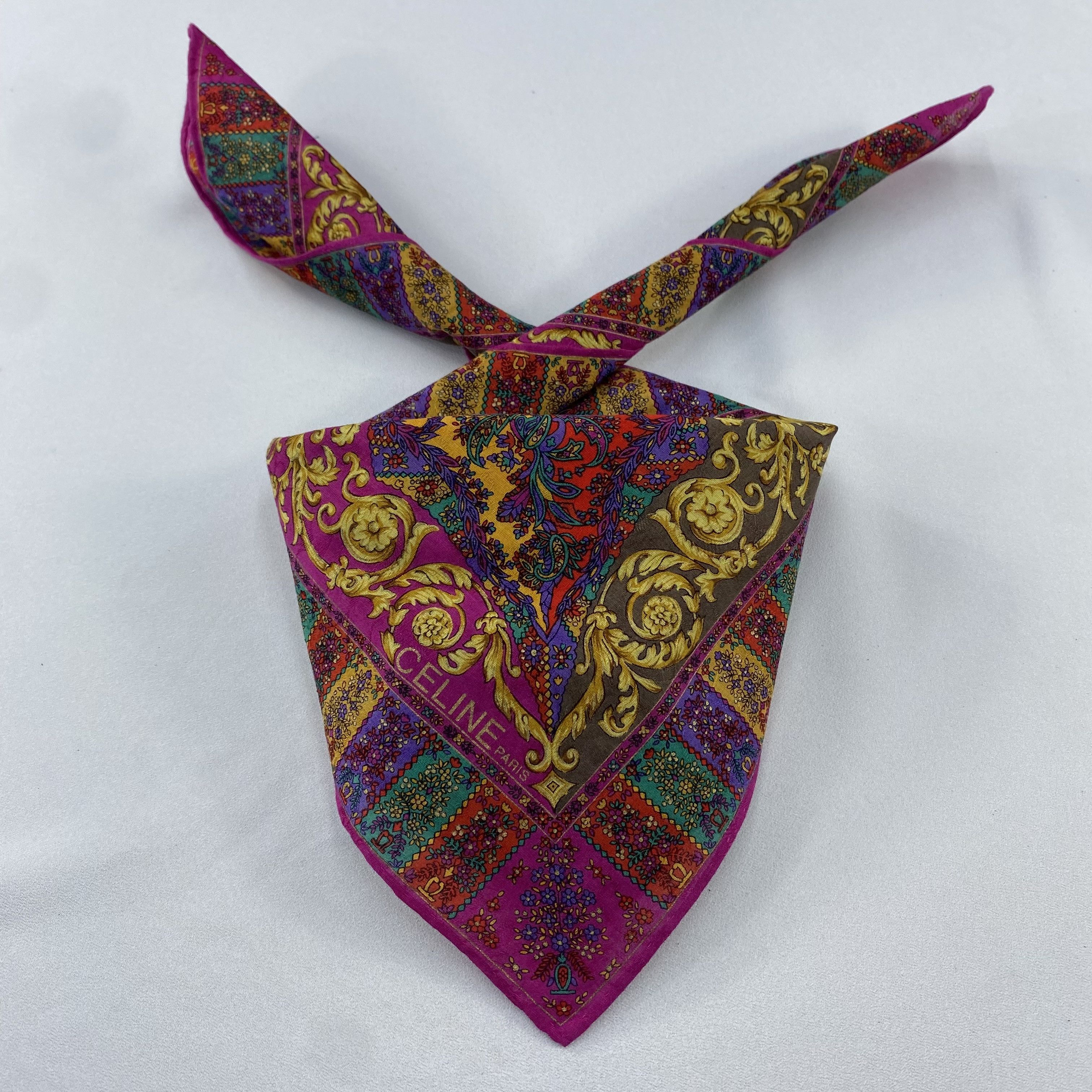 Celine Celine Handkerchief / Bandana / Neckerchief C864 Size ONE SIZE - 2 Thumbnail