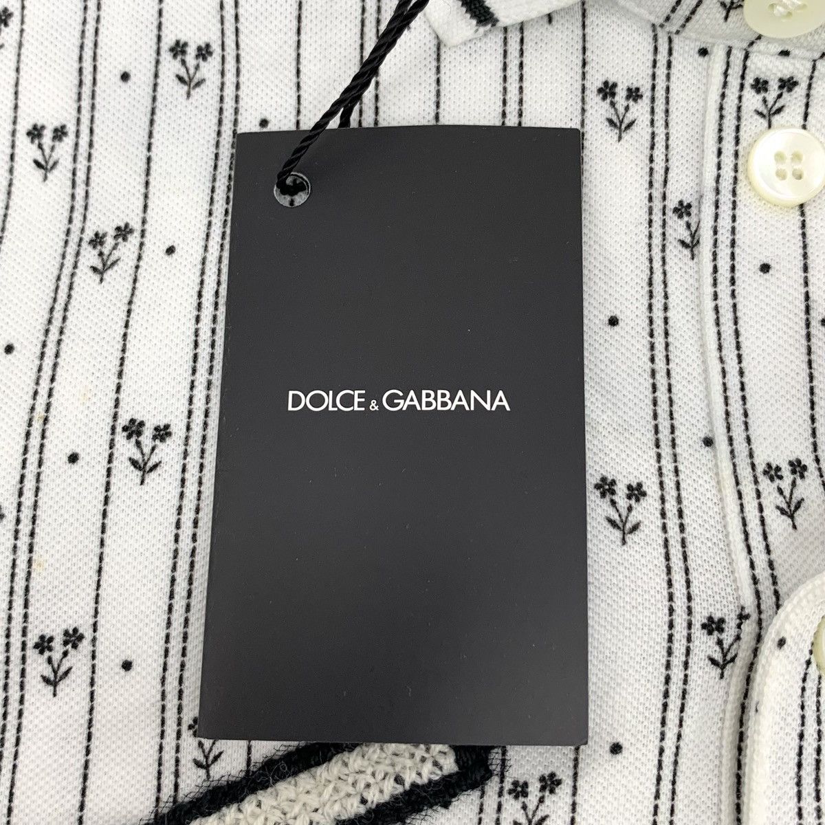 Dolce & Gabbana Dolce & Gabbana Cotton Short Sleeve Polo Shirt K26WX Size US S / EU 44-46 / 1 - 6 Thumbnail