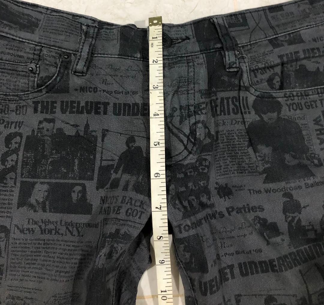 Band Tees × Hysteric Glamour × Japanese Brand 💥Last Drop💥Hysteric Glamour X The Velvet Underground Denim Size US 31 - 11 Thumbnail