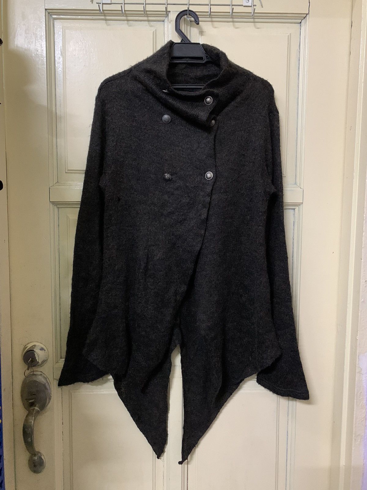 Tornado Mart 💥Vtg Japanese Fashion Designer Algonquin Knitwear Cardigan Size S / US 4 / IT 40 - 1 Thumbnail