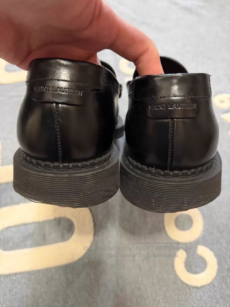 Saint Laurent Paris Saint Laurent Paris Penny Loafers Size US 8 / EU 41 - 6 Thumbnail