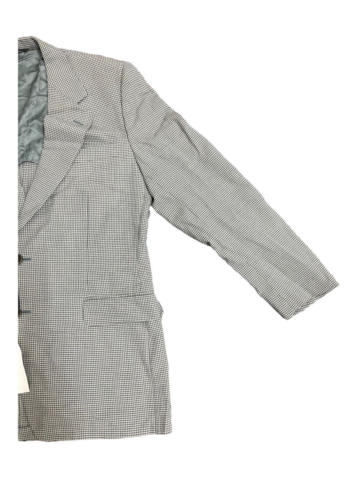 Christian Dior Monsieur × Dior × Vintage Vintage 90s Christian Dior Paris Houndstooth Blazer Jacket Size 44R - 3 Thumbnail