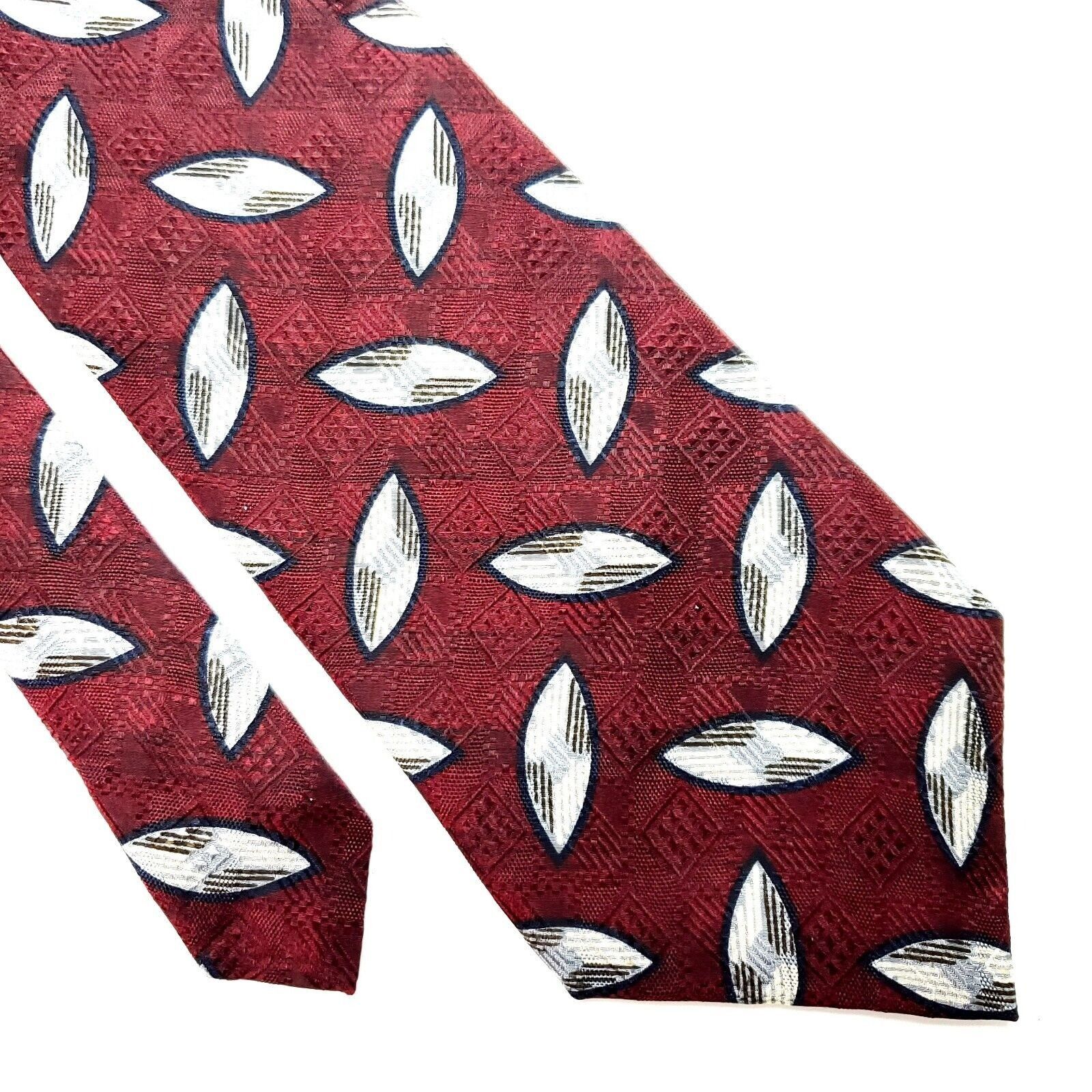 Vintage Ferrell Reed Nordstrom Silk Tie Woven Red Long USA Handmade Size ONE SIZE - 1 Thumbnail