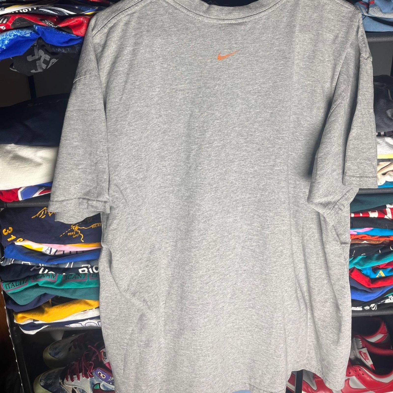 Nike Y2k nike grey football shirt Size US XL / EU 56 / 4 - 3 Thumbnail