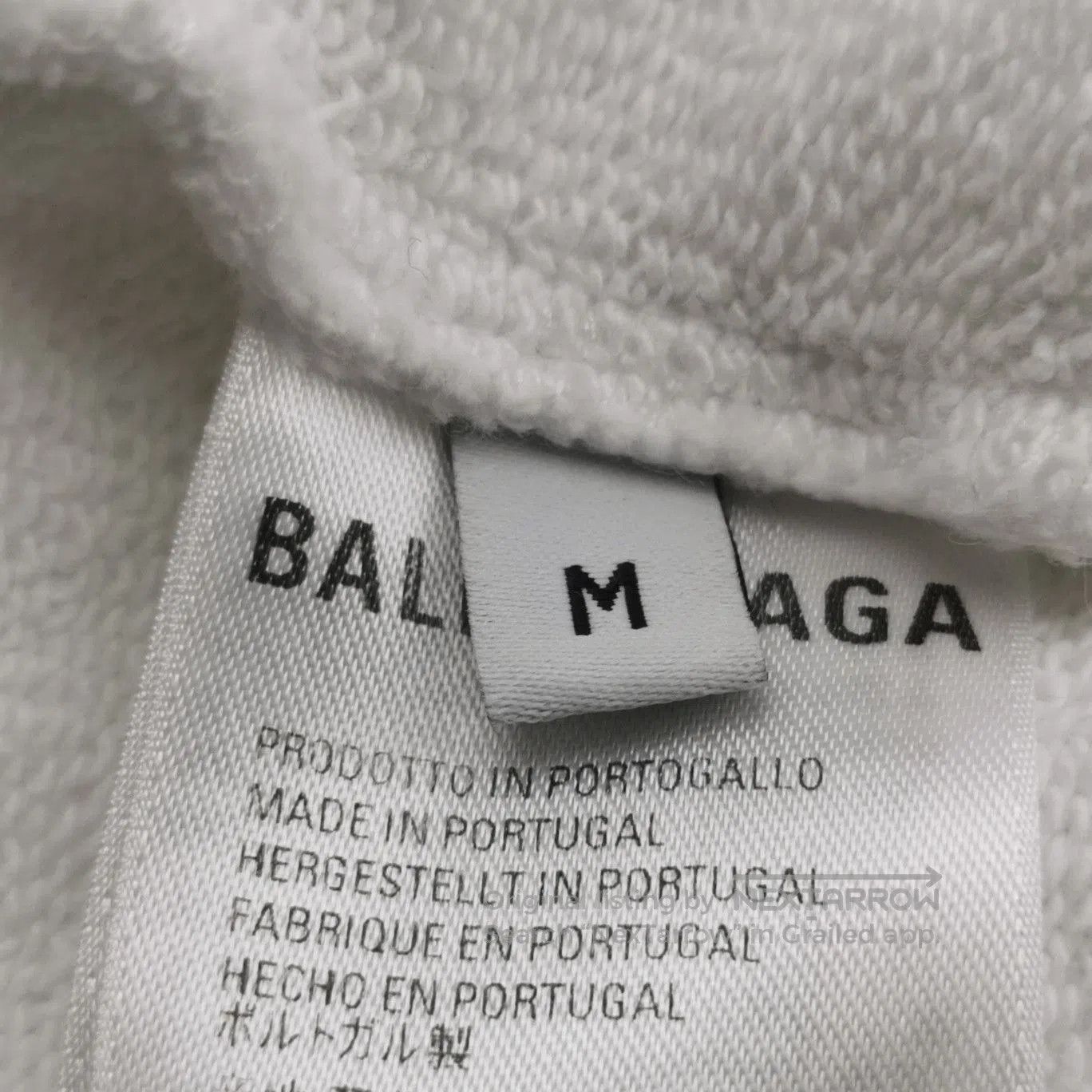 Balenciaga Balenciaga White Torch Logo Oversized Hoodie. Size US XS / EU 42 / 0 - 6 Thumbnail