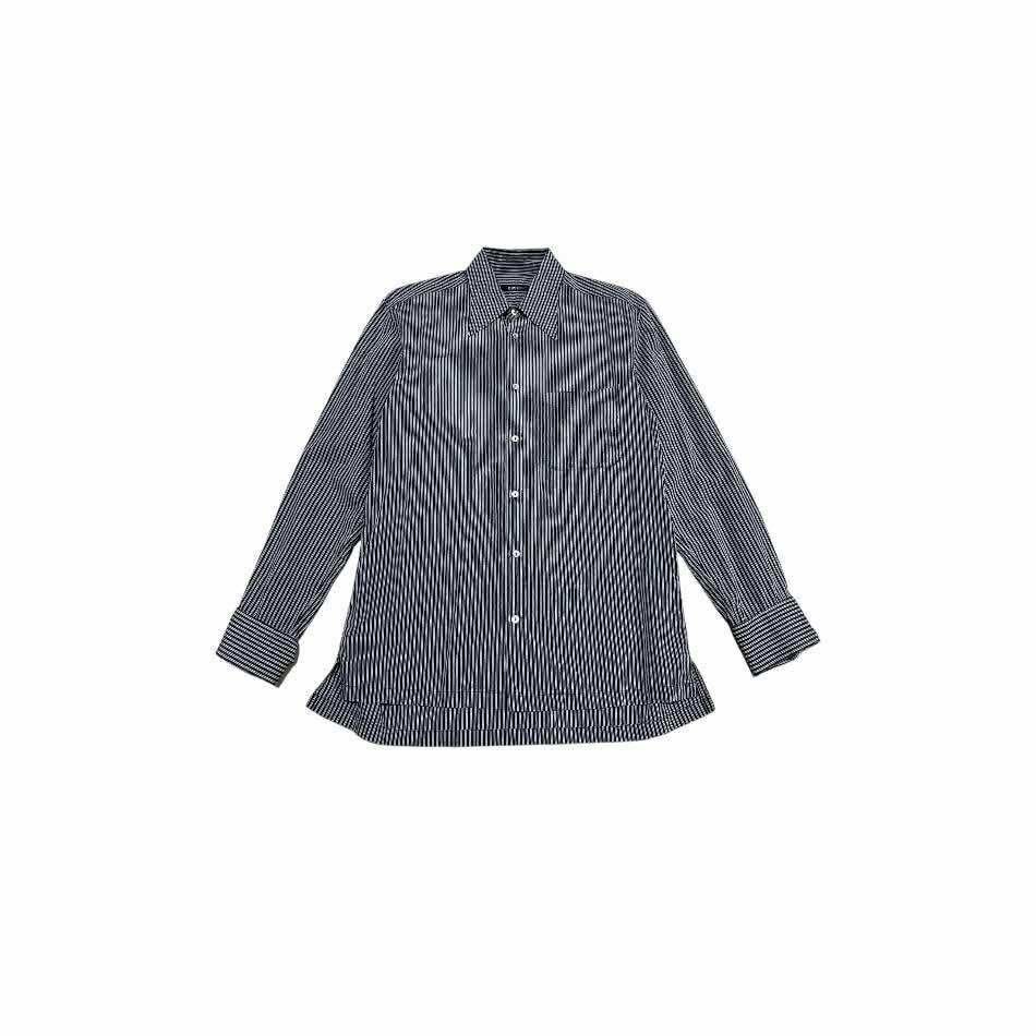 5351 POUR LES HOMMES 🔥Sick Y2K 5351 Pour Les Hommes Striped Shirt French Cuffs Size US L / EU 52-54 / 3 - 4 Thumbnail