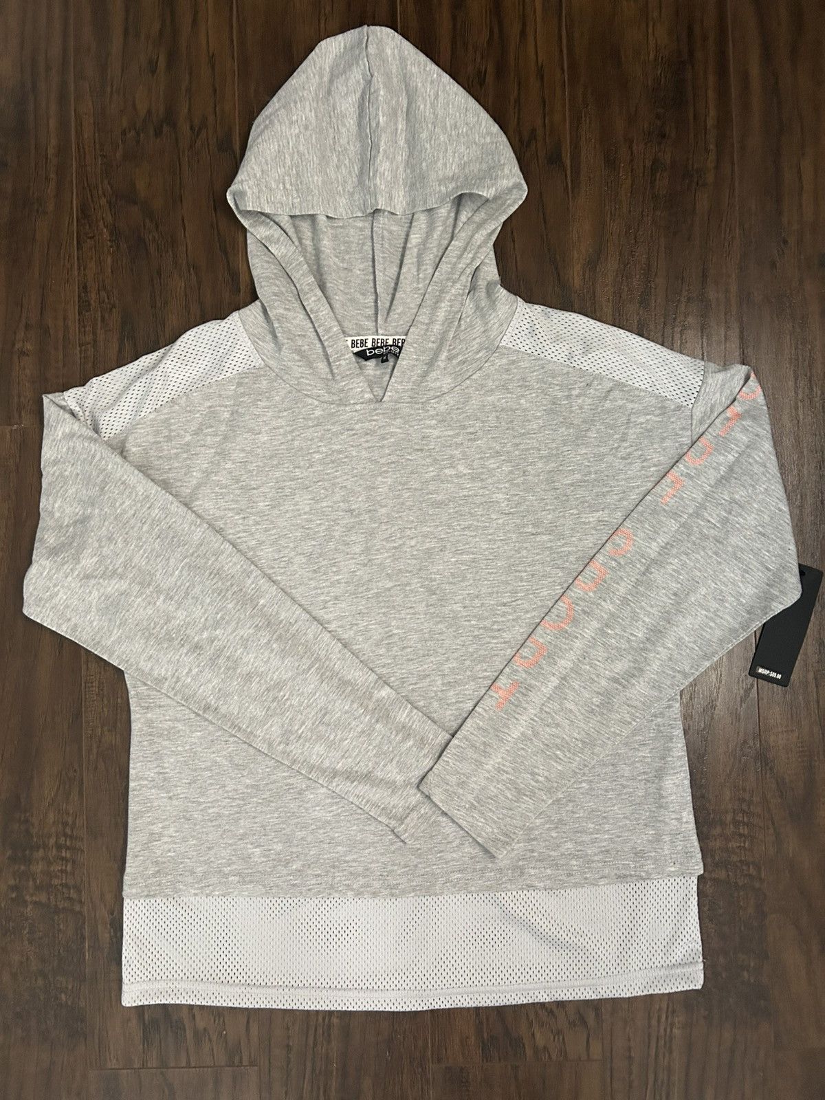 Bebe Gray Bebe Sport Long-Sleeved Sweatshirt Size M / US 6-8 / IT 42-44 - 1 Thumbnail