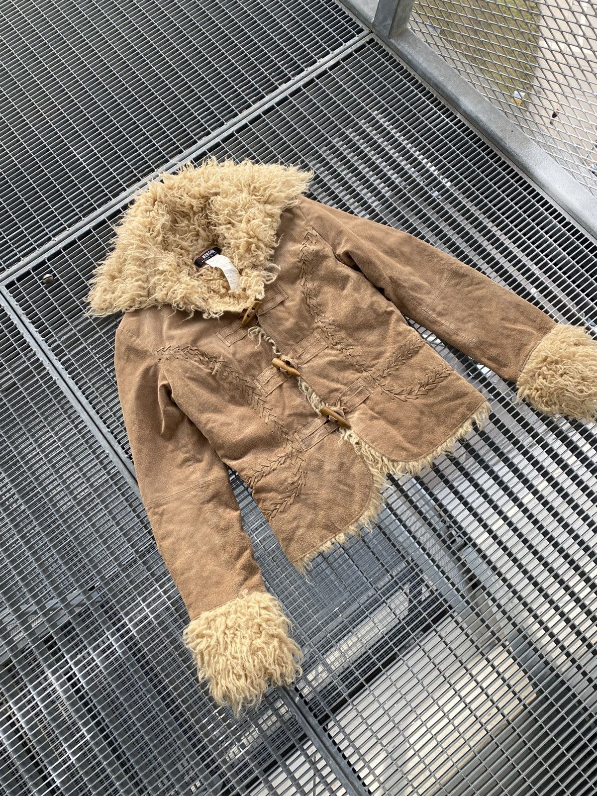 Morgan De Toi Morgan De Toi Fur Pig Leather Wooden Lockers Jacket Size S / US 4 / IT 40 - 2 Thumbnail